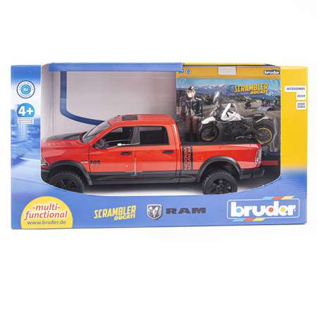 Игровой набор Bruder Внедорожник с мотоциклом