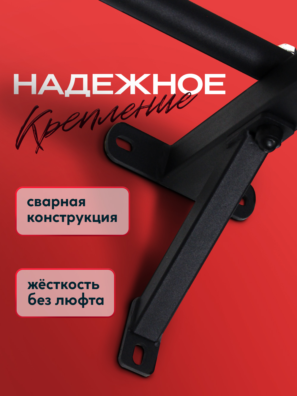 Турник настенный для дома усиленный, 3 хвата - фото 3