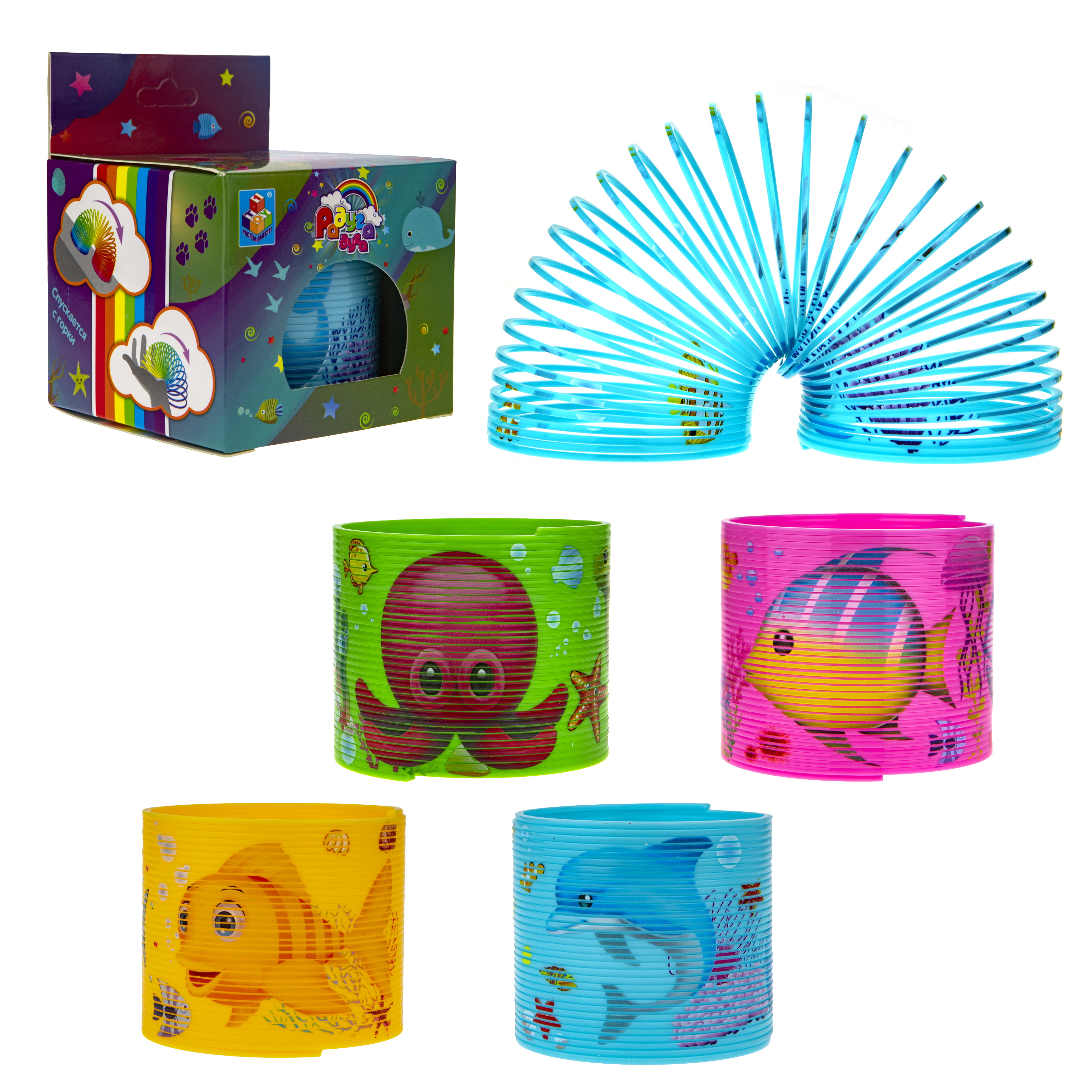 Пружинка 1TOY в ассортименте - фото 1