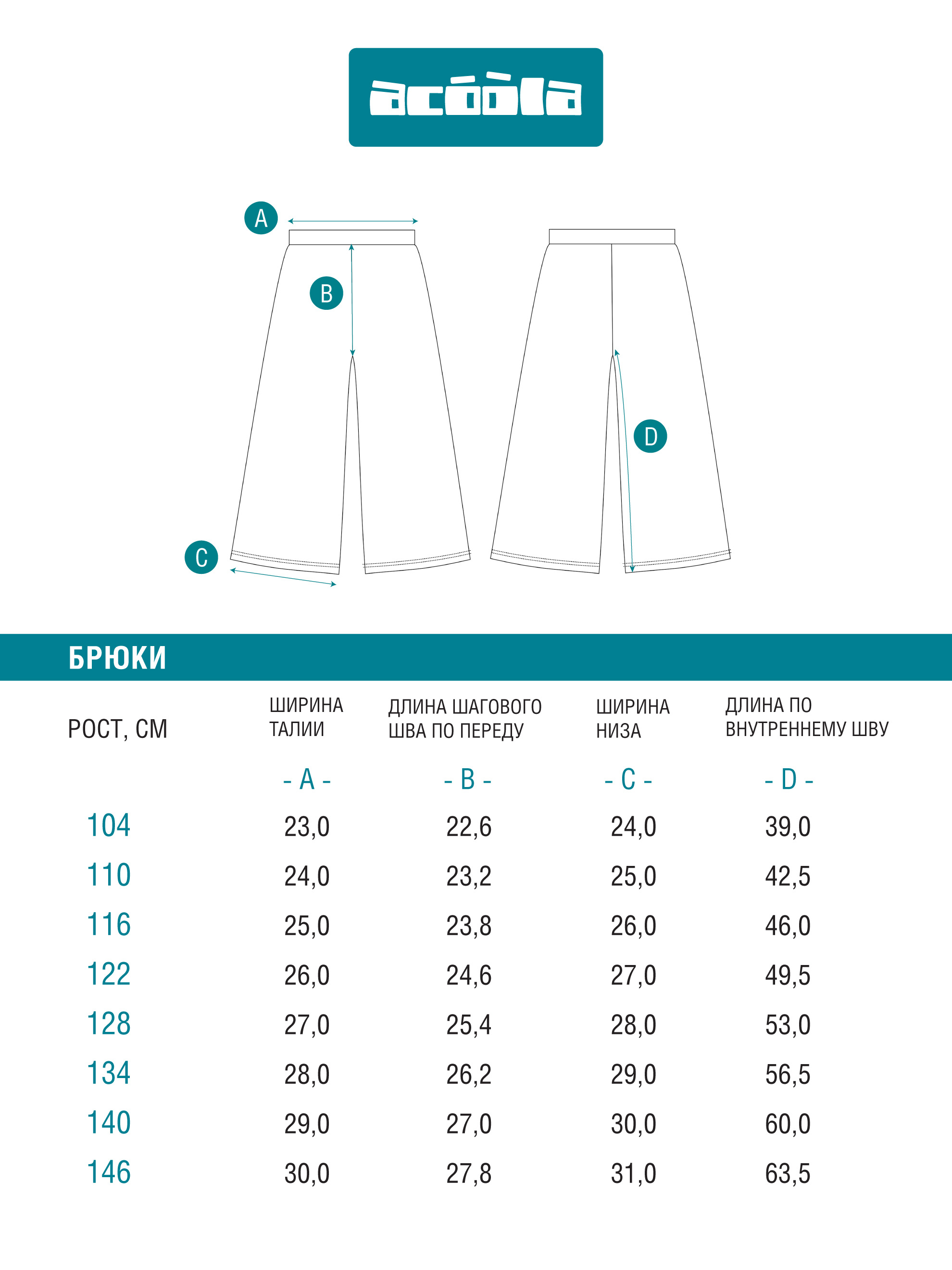 Брюки Acoola 20230160042_0093547 - фото 6