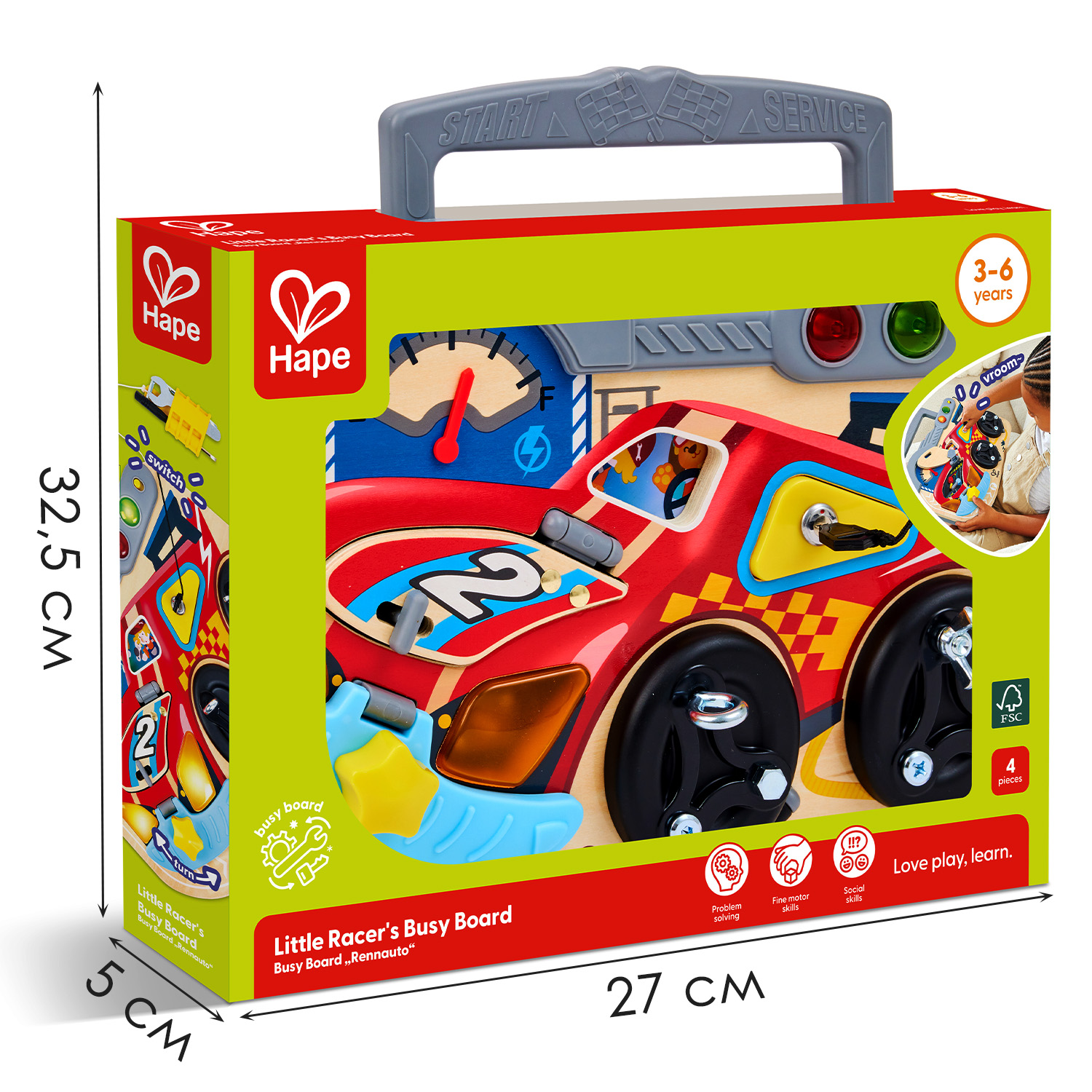 Игрушка Hape бизиборд - фото 11