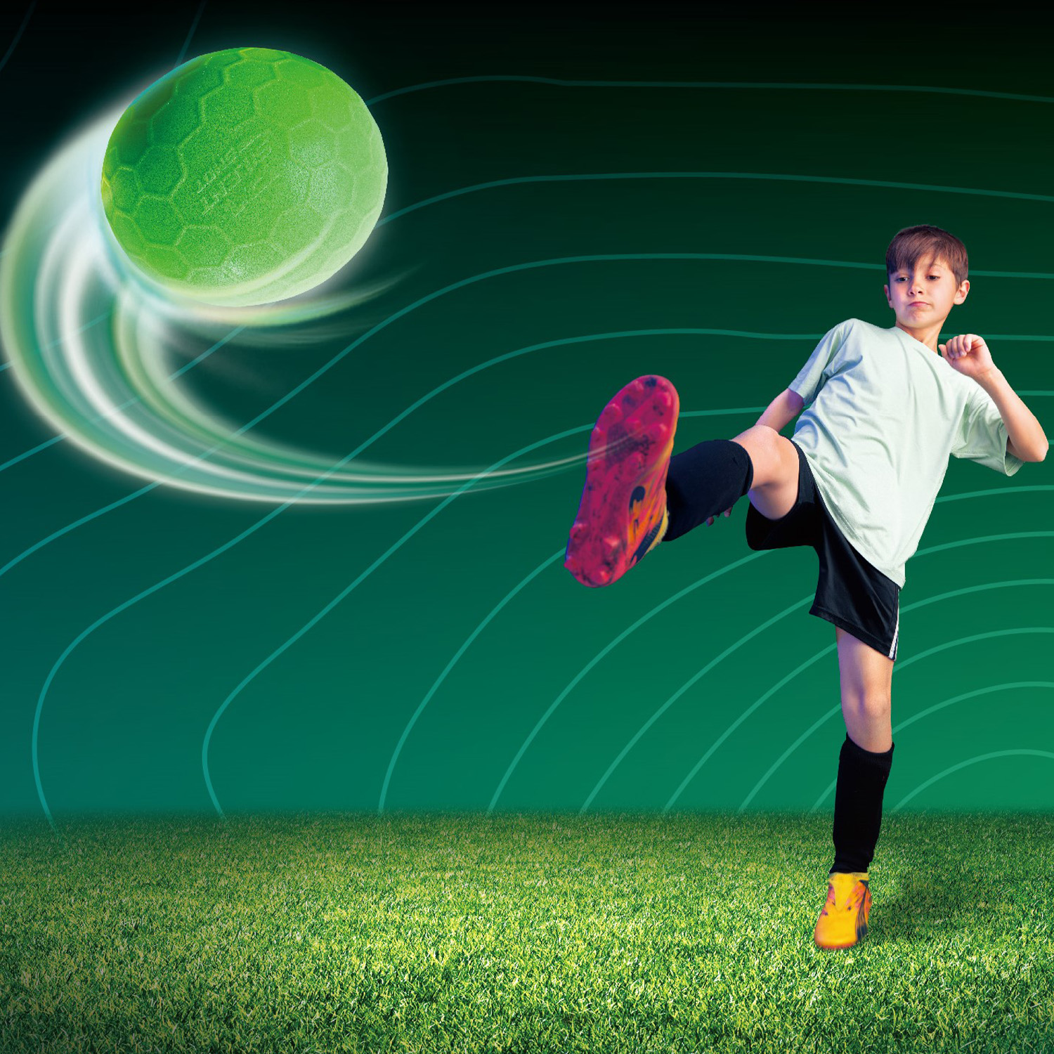 Детский мяч Hape универсальный баскетбольный, волейбольный 22 см - фото 1