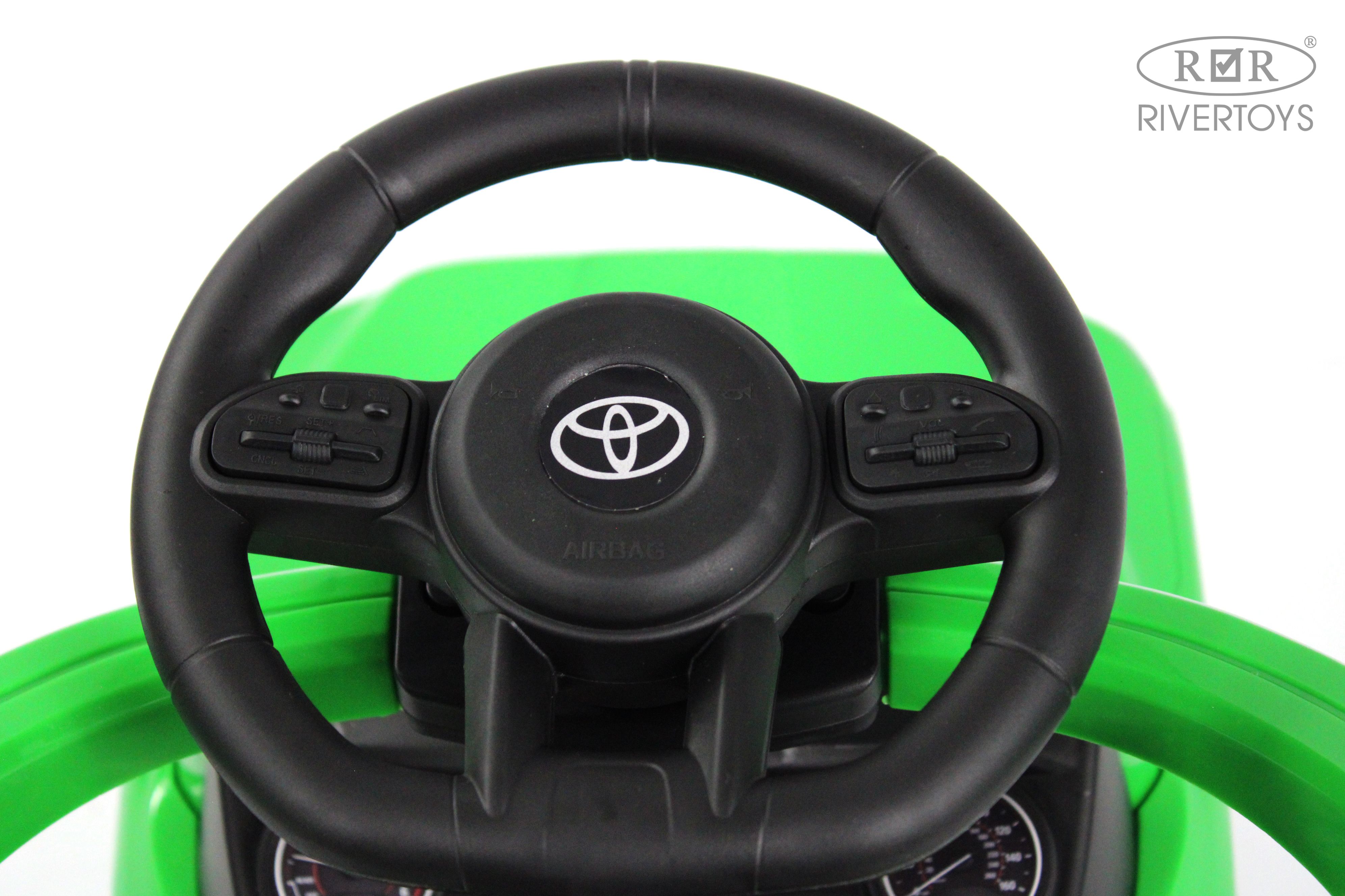 Электромобиль RIVERTOYS Toyota Z002ZZ-A-GREEN С пультом ДУ - фото 12
