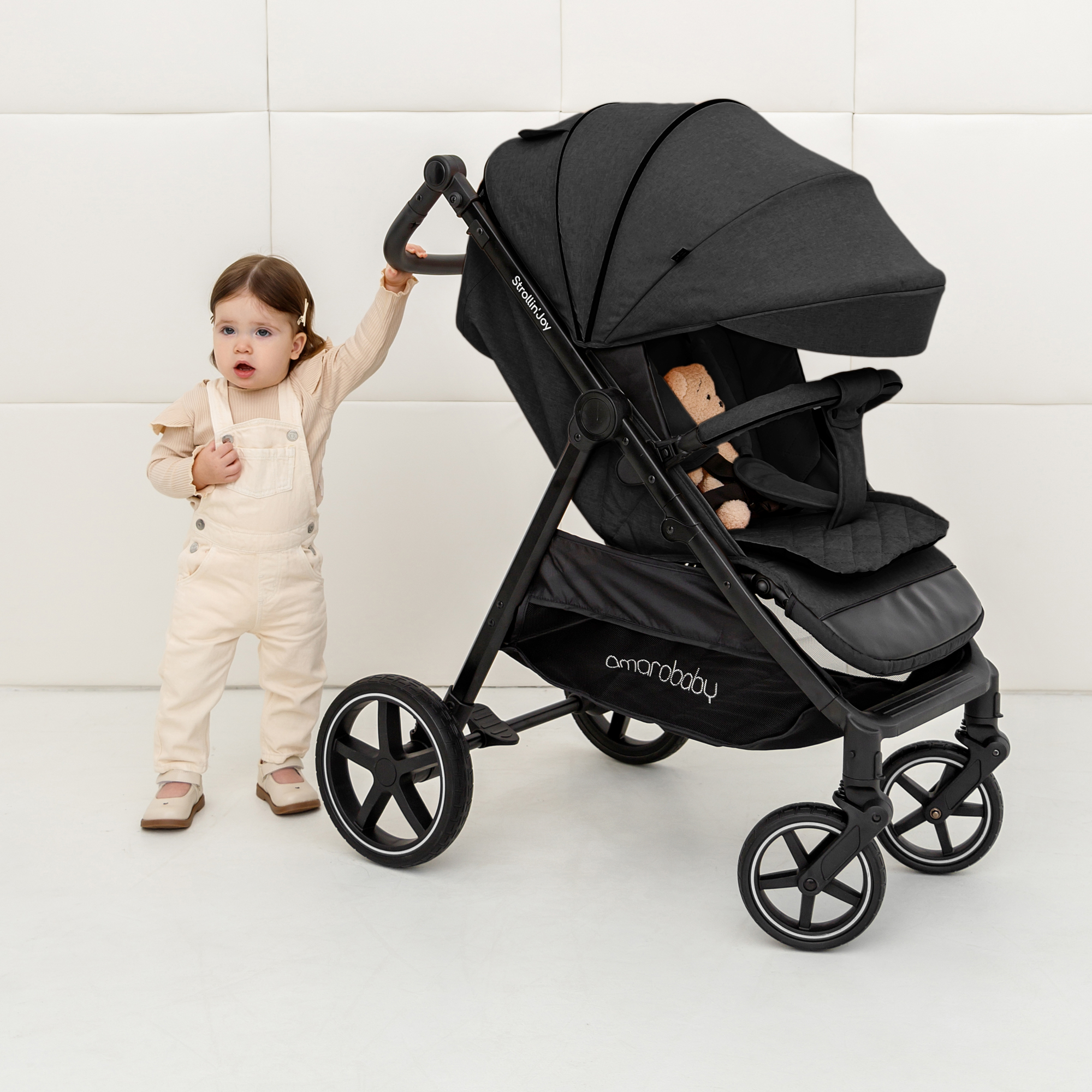 Коляска прогулочная Amarobaby Strollin Joy - фото 26