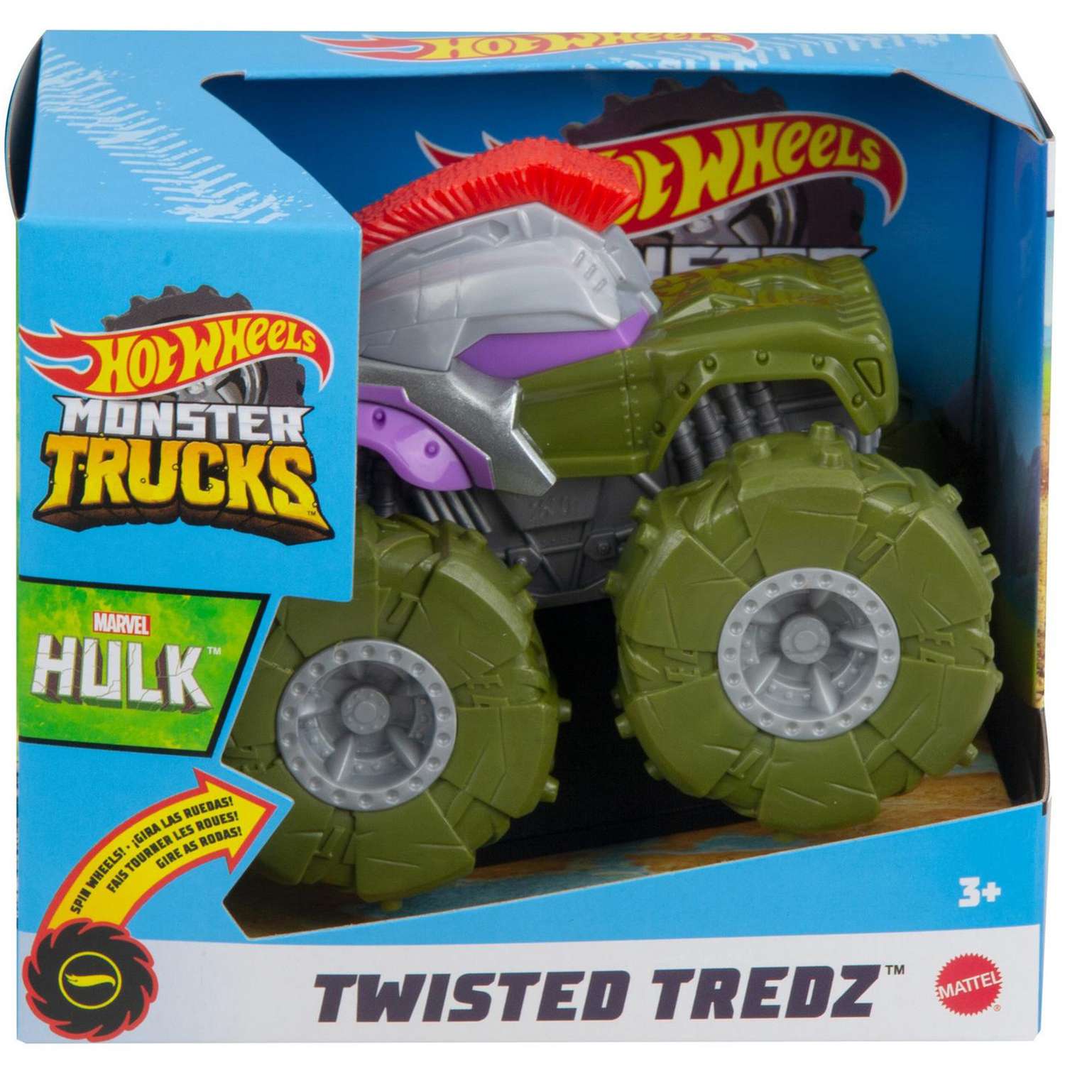 Автомобиль Hot Wheels Монстр-трак 1:43 GVK37 - фото 2