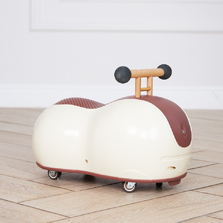 Толокар UNIX Kids Peanut Brown машинка каталка детская для мальчиков, бибикар девочек и малышей