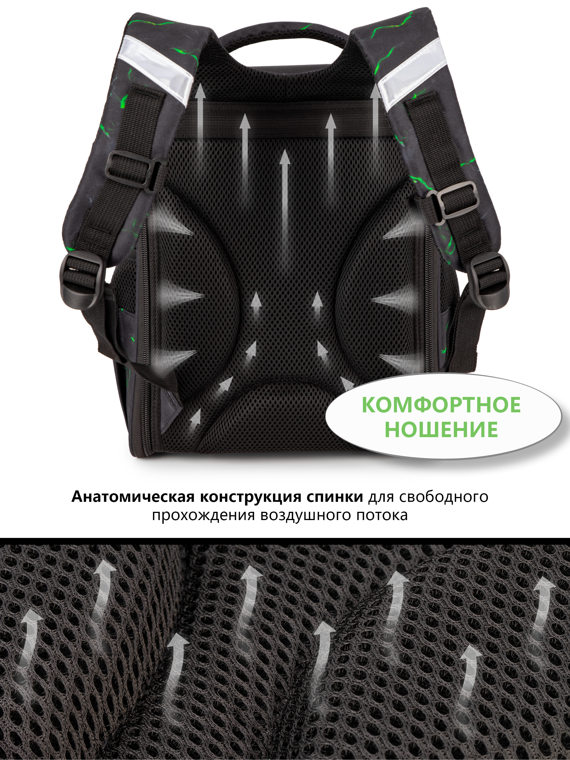 Ранец School Standard первокласснику набор 4 в 1 - фото 11