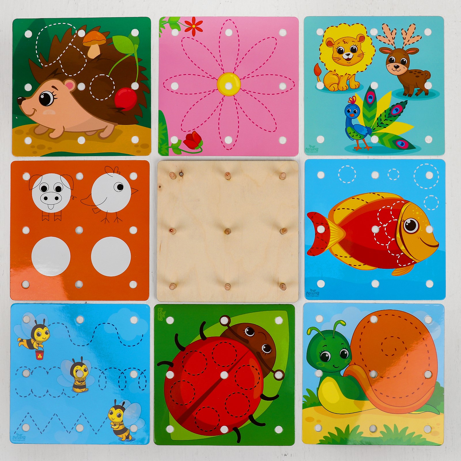 Настольная игра Лесная мастерская Пиши-стирай - фото 5