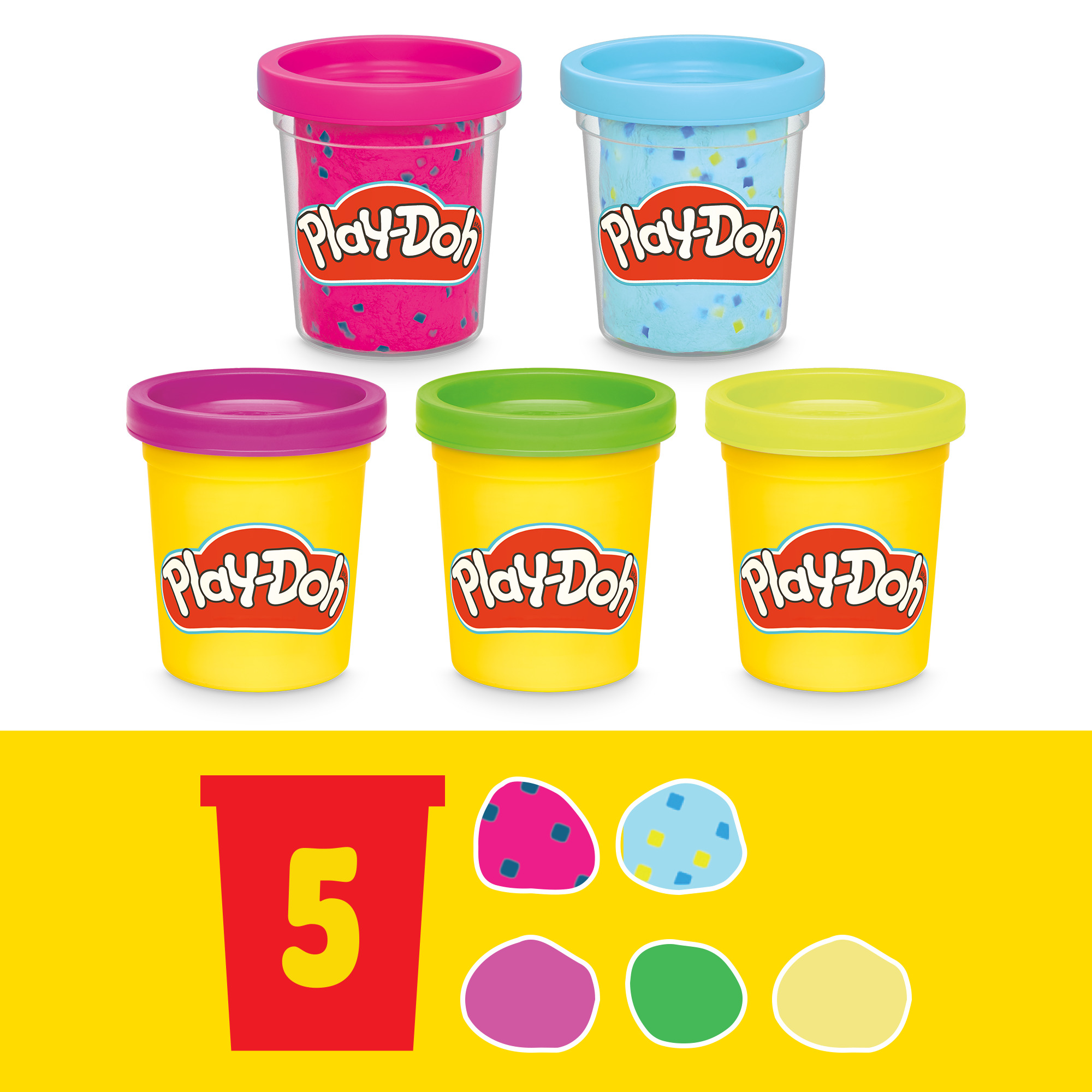 Масса для лепки Hasbro Play Doh Воображение 5шт - фото 3