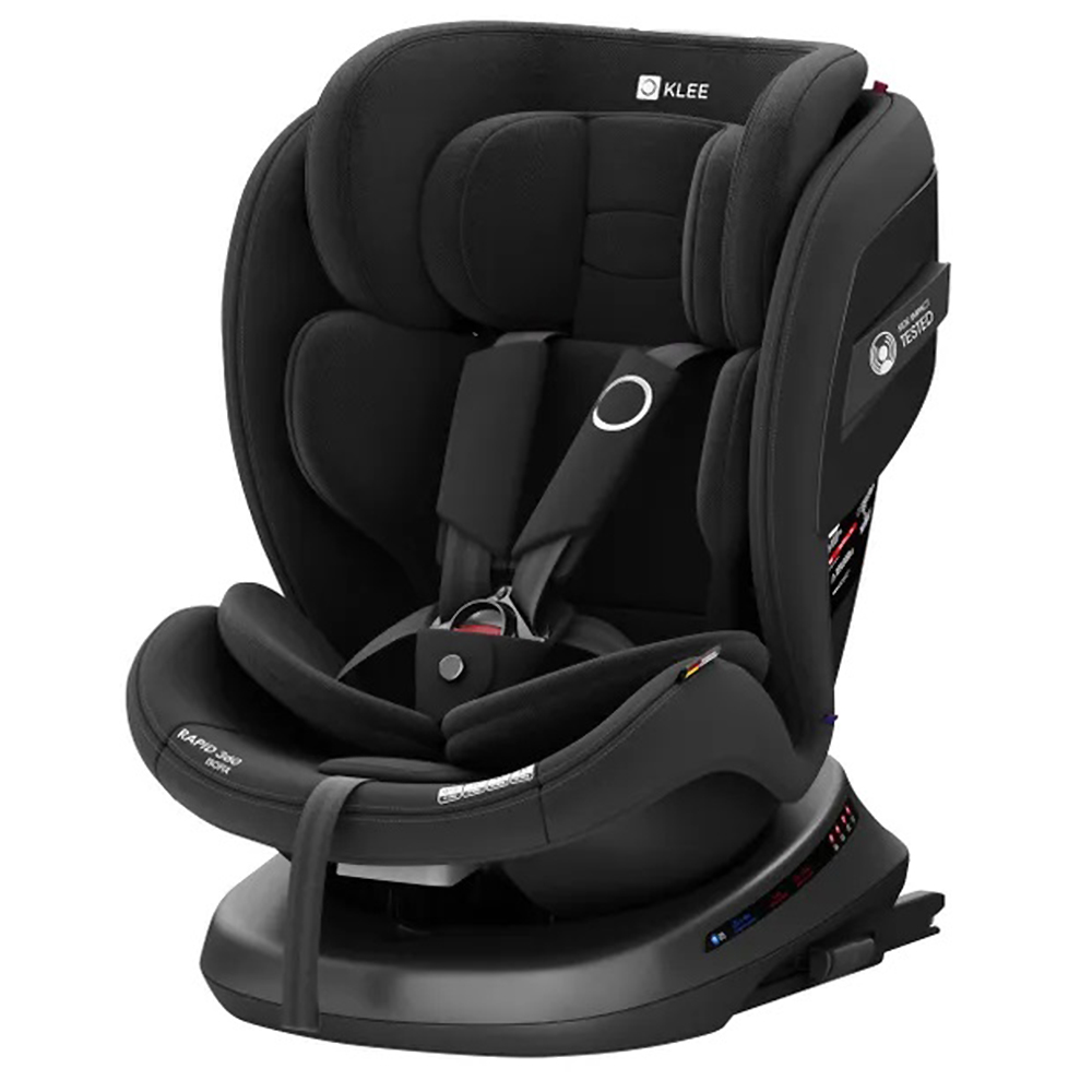 Автокресло KLEE Rapid 360 Fix Isofix 0+/1/2/3 (0-36 кг) черный - фото 3