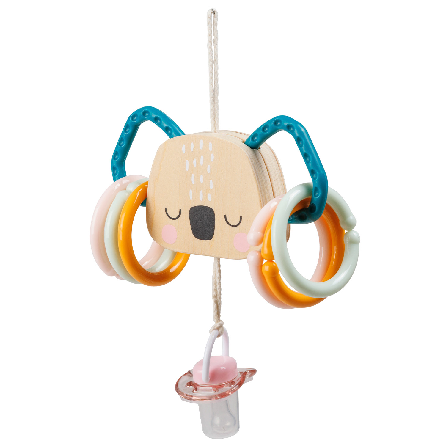 Изображение товара Подвеска игрушка В мире животных Коала с кольцами для малышей