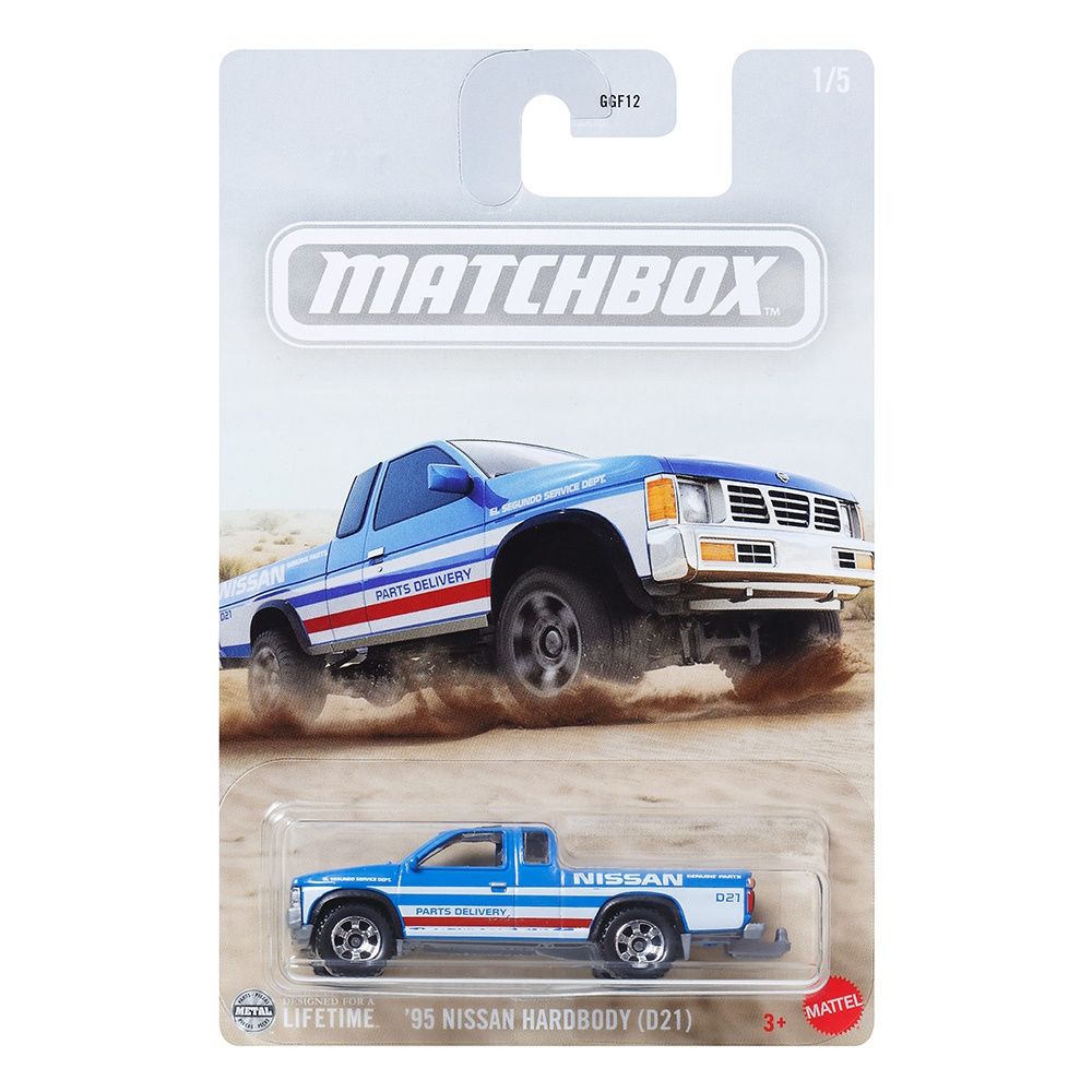 Автомобиль Matchbox Nissan 95 Nissan Hardbody 1:64 GGF12 - фото 2