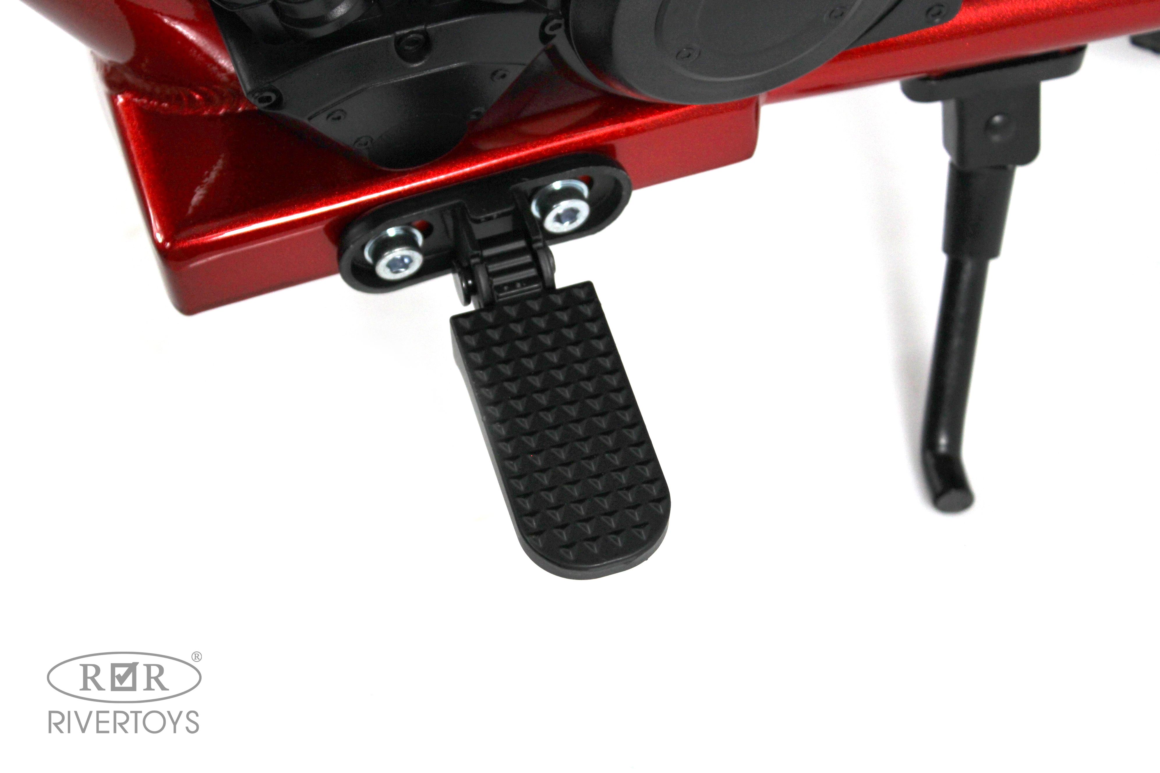 Электромотоцикл RIVERTOYS A001AA-MOTO-RED - фото 12
