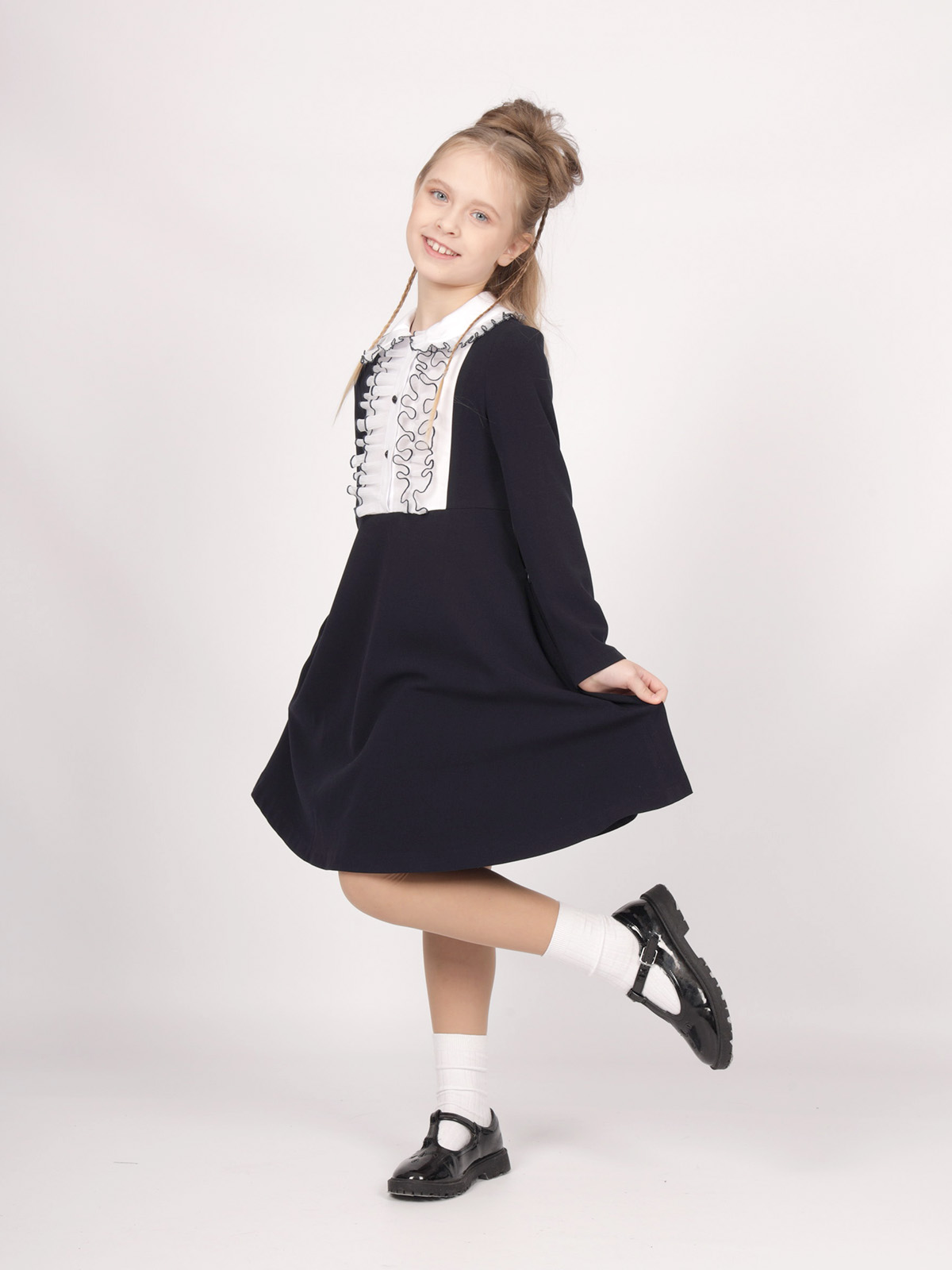 Платье Sky Lake 2496 Ностальжи синий - фото 5