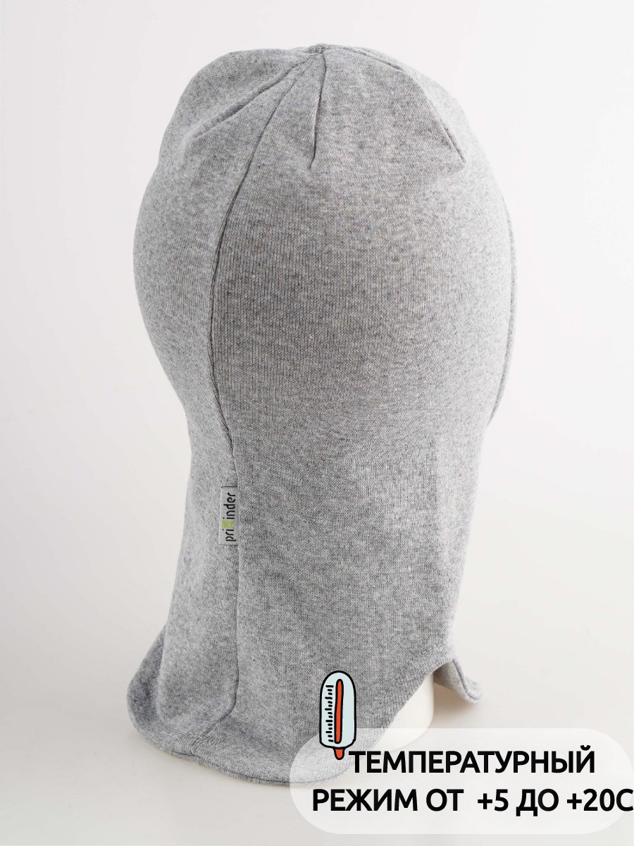 Шапка ПриКиндер G-Sp21807 Цвет Серый меланж - фото 7
