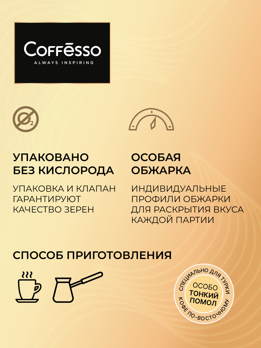 Кофе молотый Coffesso Jezva Gold - фото 5