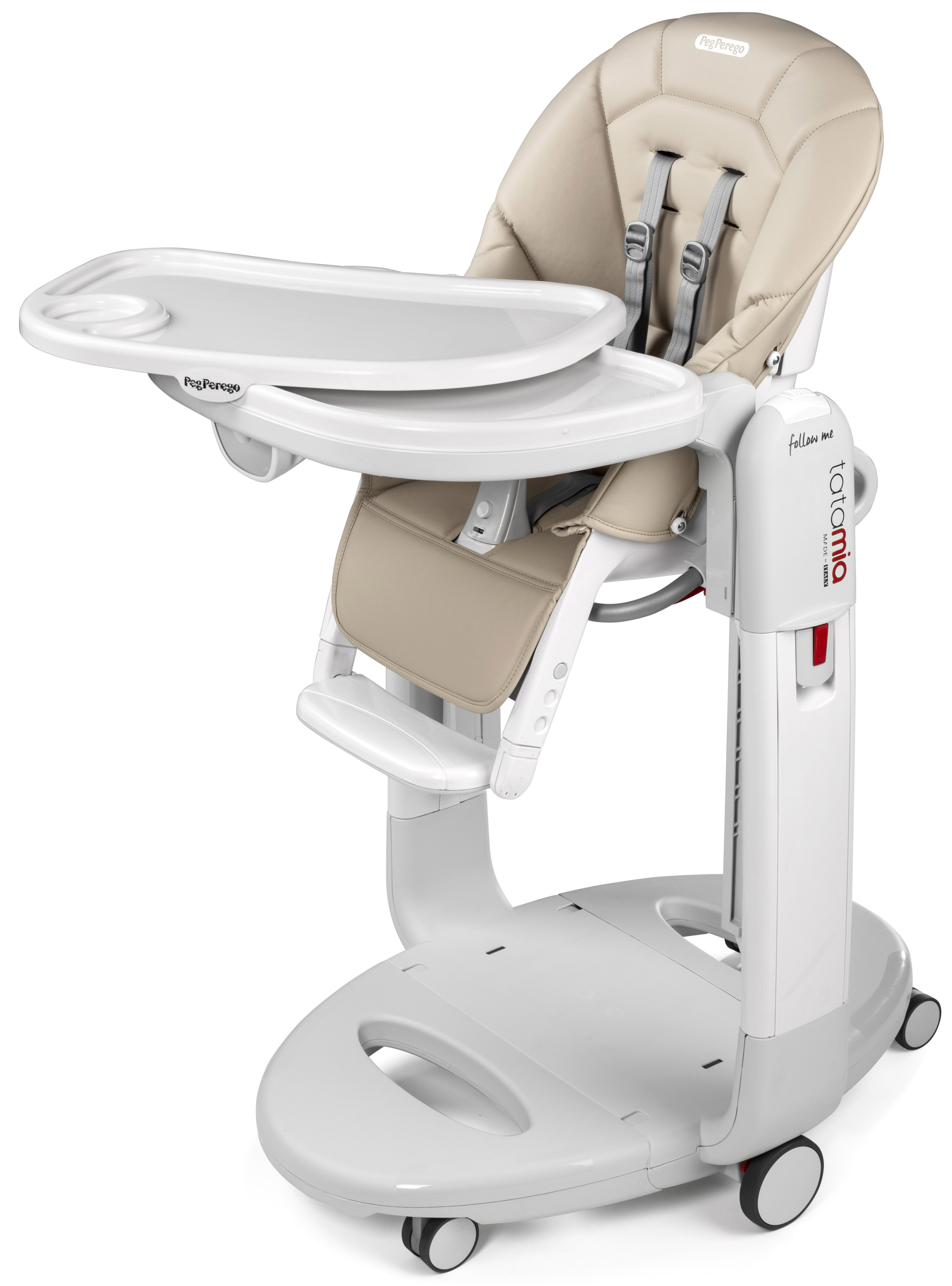 Стульчик для кормления Peg-Perego Tatamia Follow Me бежевый - фото 4