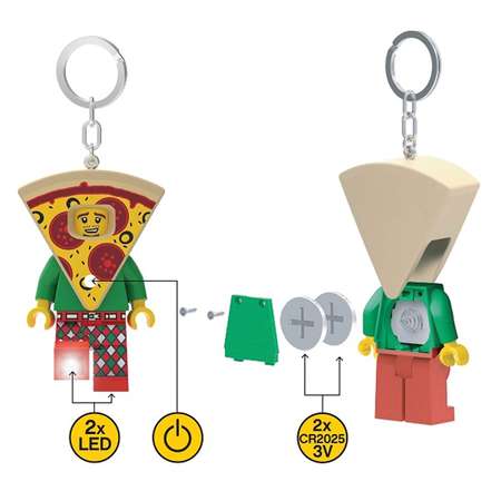 Брелок LEGO Человек-Пицца