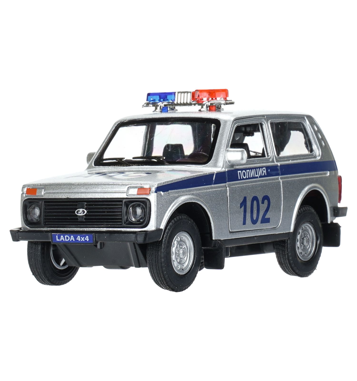 Полицейская машина Технопарк LADA 4x4 410648 - фото 1