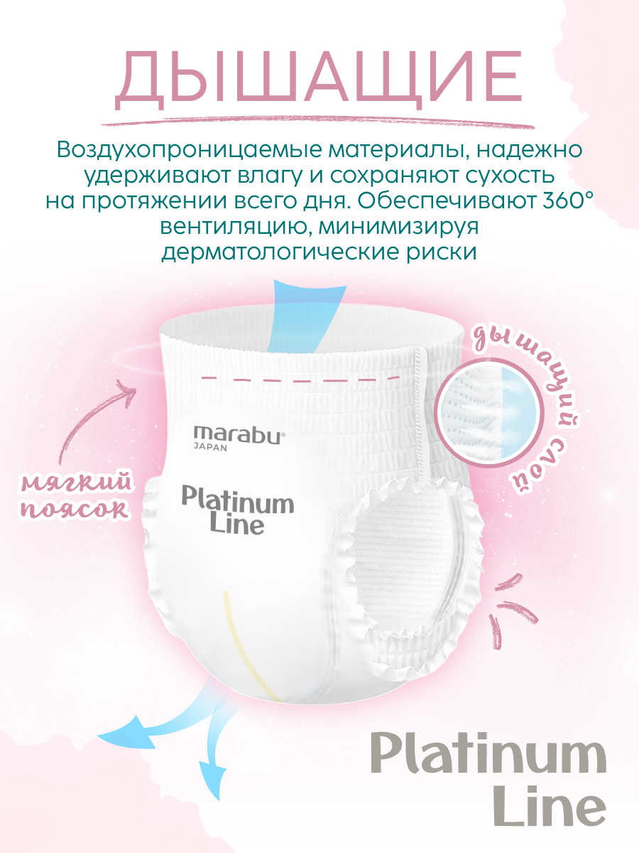 Трусики MARABU для новорожденных XXL 30 шт. - фото 5