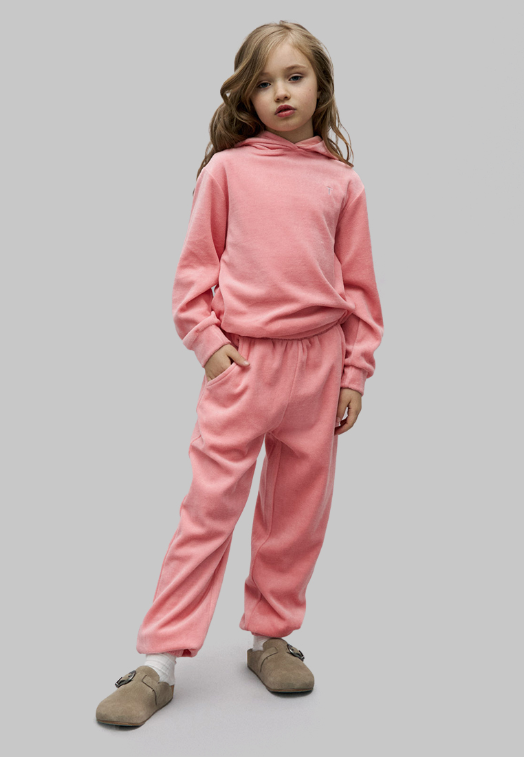 Костюм велюровый Totti Kids AW23TKG036/Комплект велюр/Розовый - фото 1