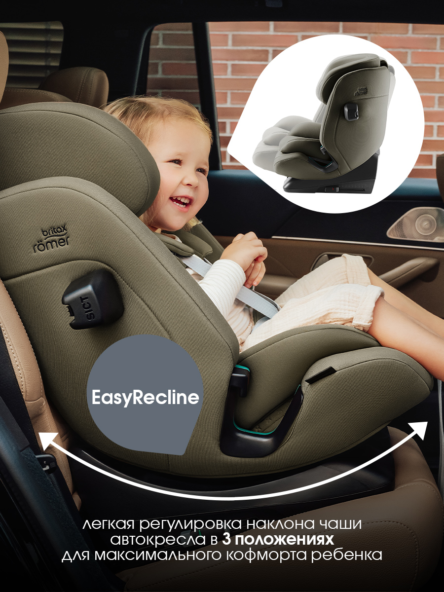 Автокресло Britax Roemer Advansafix Pro Lux Isofix 1/2/3 (9-36 кг) хаки - фото 7