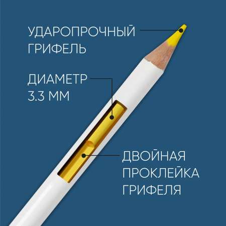 Карандаши акварельные Гаммa 24 шт.