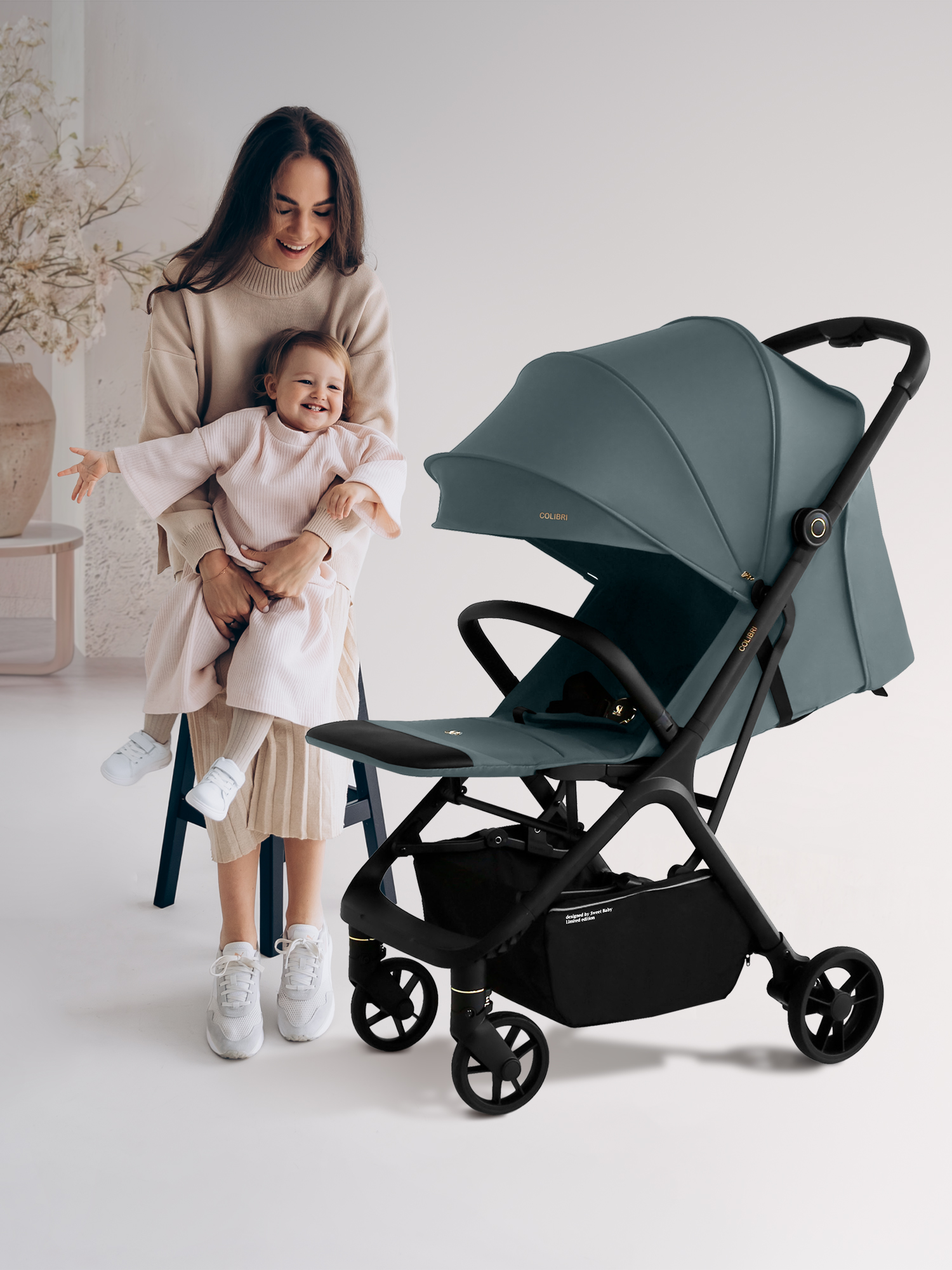 Коляска прогулочная Sweet Baby зеленый - фото 13