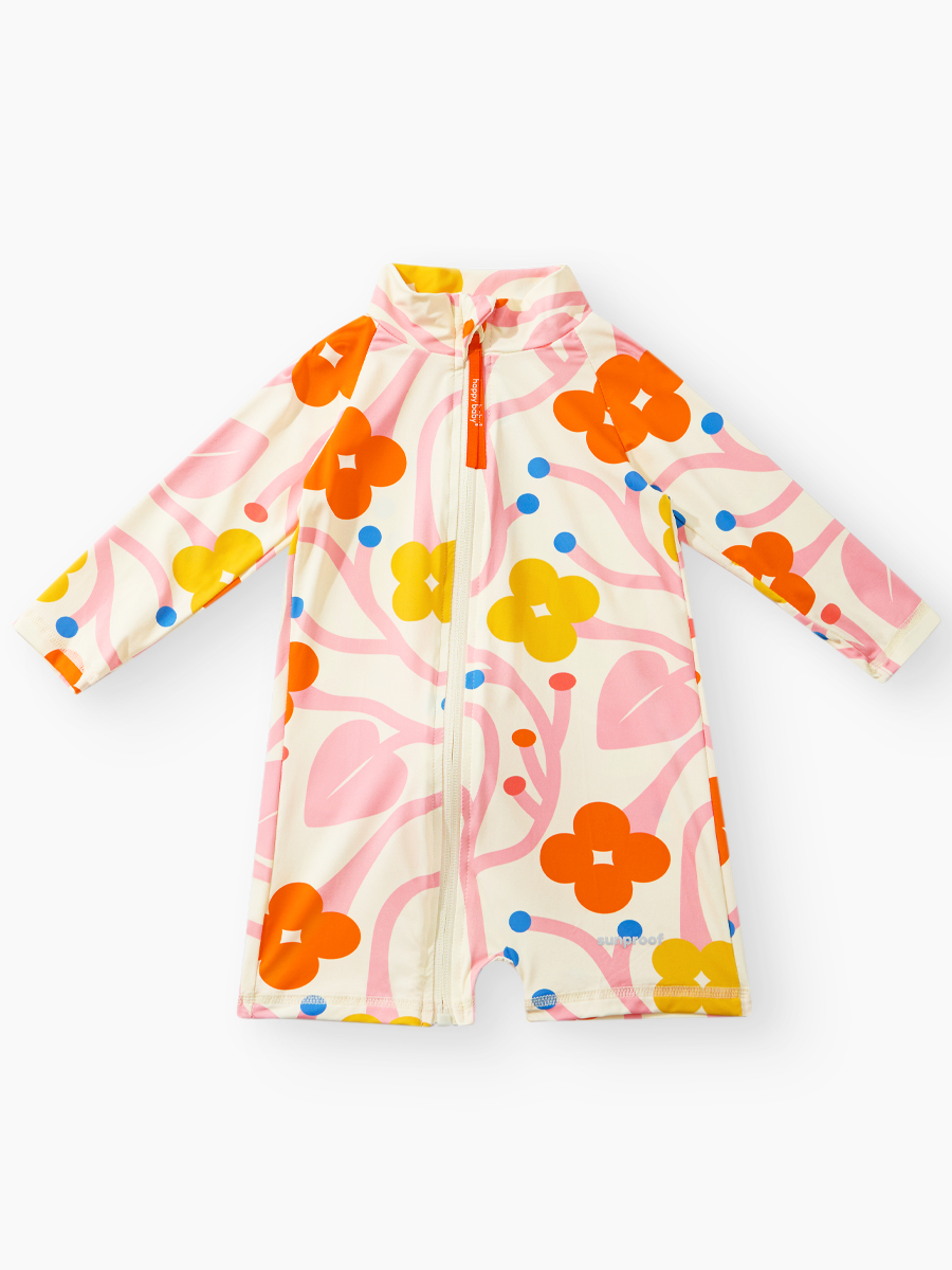 Костюм купальный Happy Baby 50654-0_milky (sweety garden) - фото 1