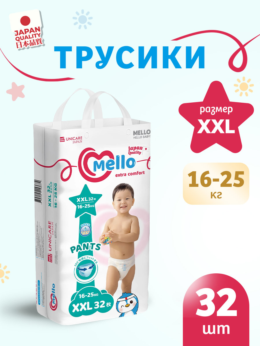 Трусики MELLO Comfort 6 (16-25 кг) 32 шт. - фото 1
