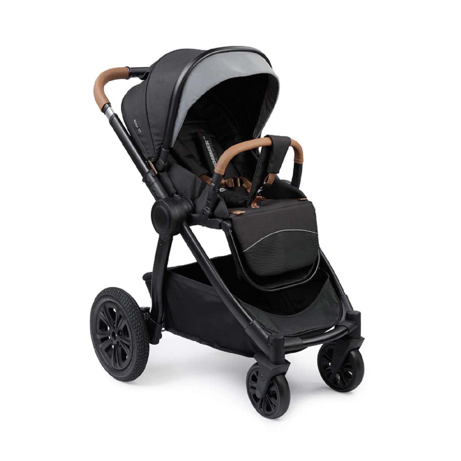 Коляска 2в1 Happy Baby Mommer Pro Black черный - фото 23