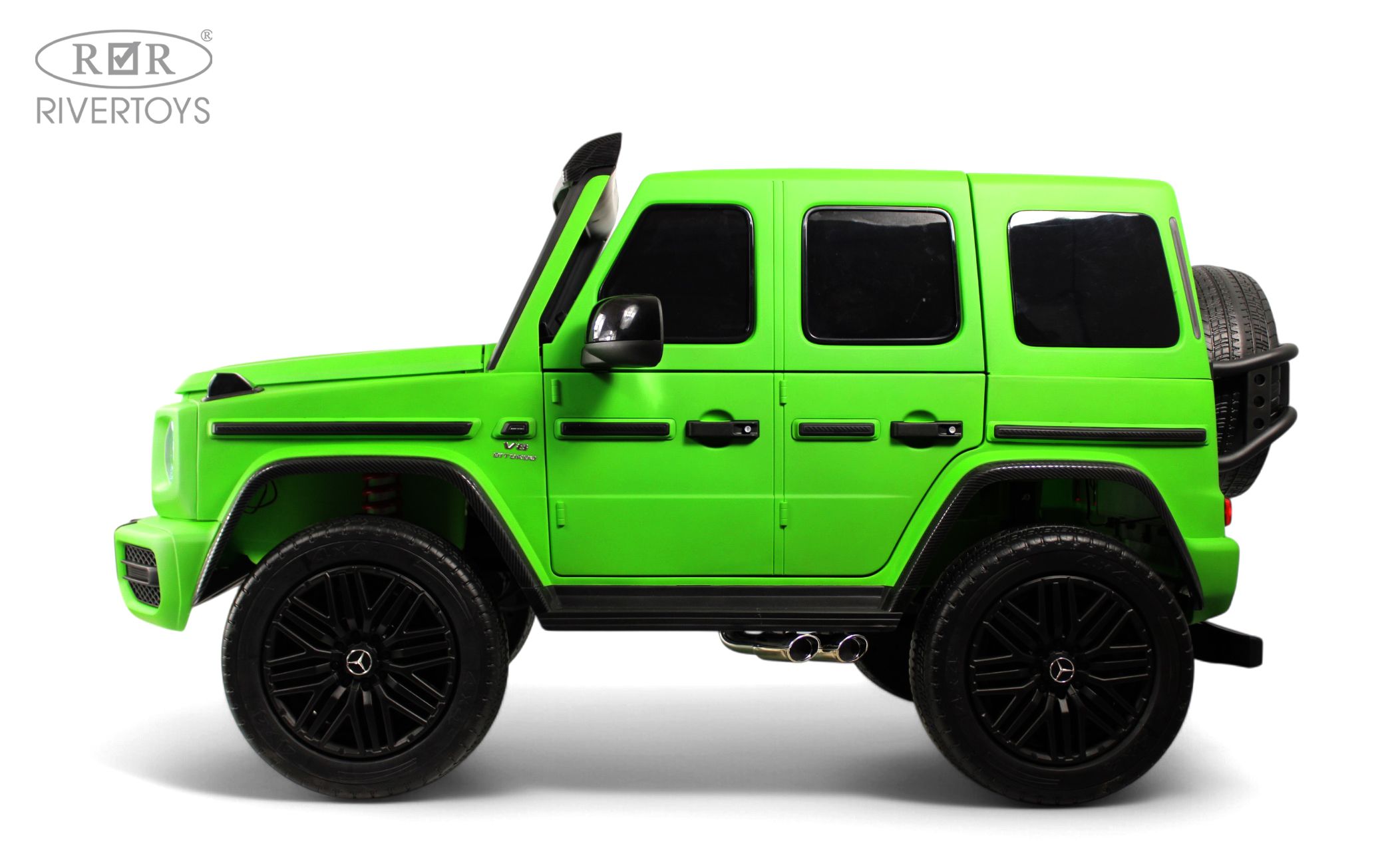 Электромобиль RIVERTOYS Mercedes Y777YY-GREEN-MATTE С пультом ДУ - фото 21