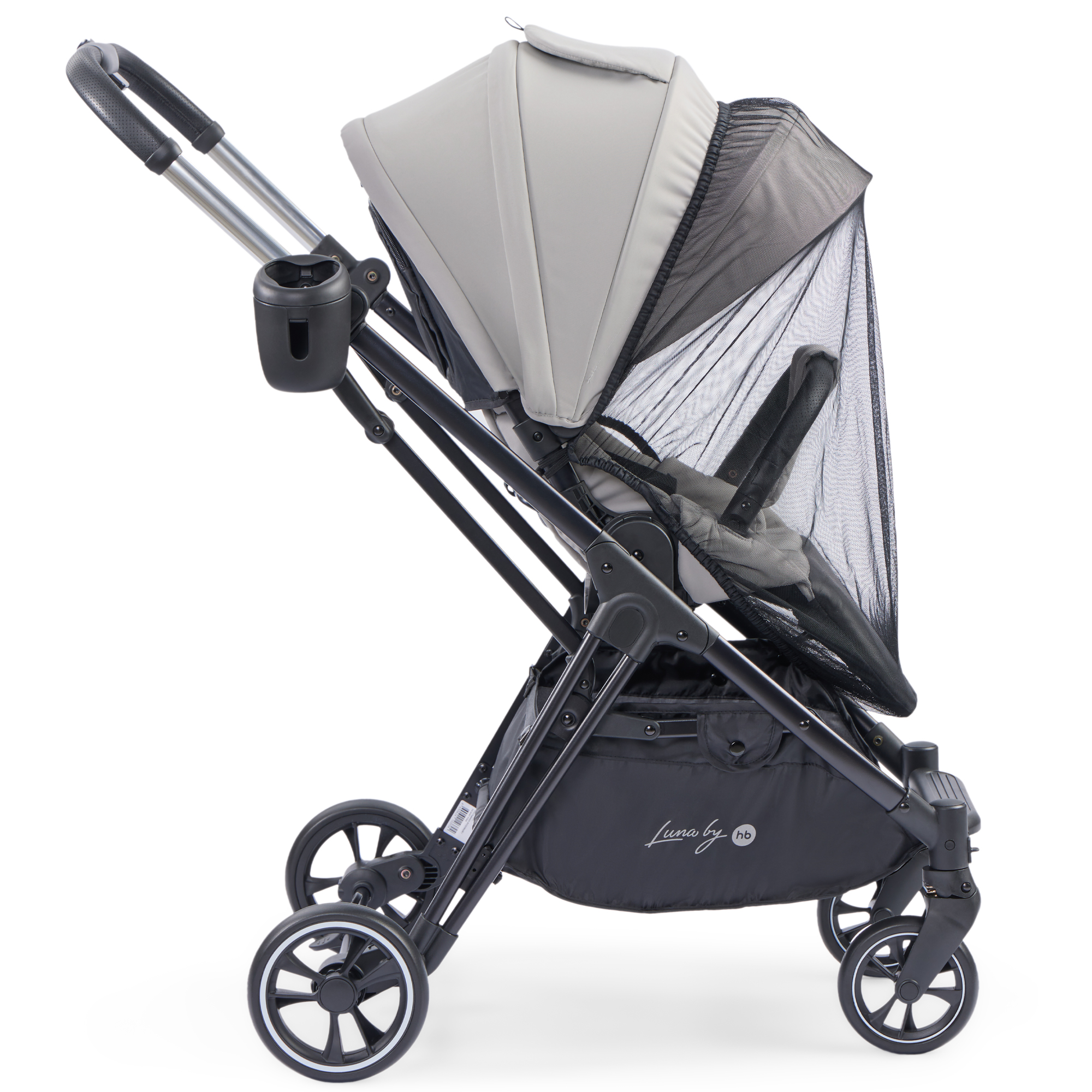 Коляска прогулочная Happy Baby Luna серый - фото 23