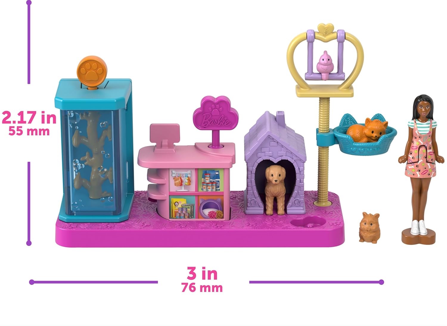 Кукла мини Barbie Mini Barbieland JCR29 - фото 3