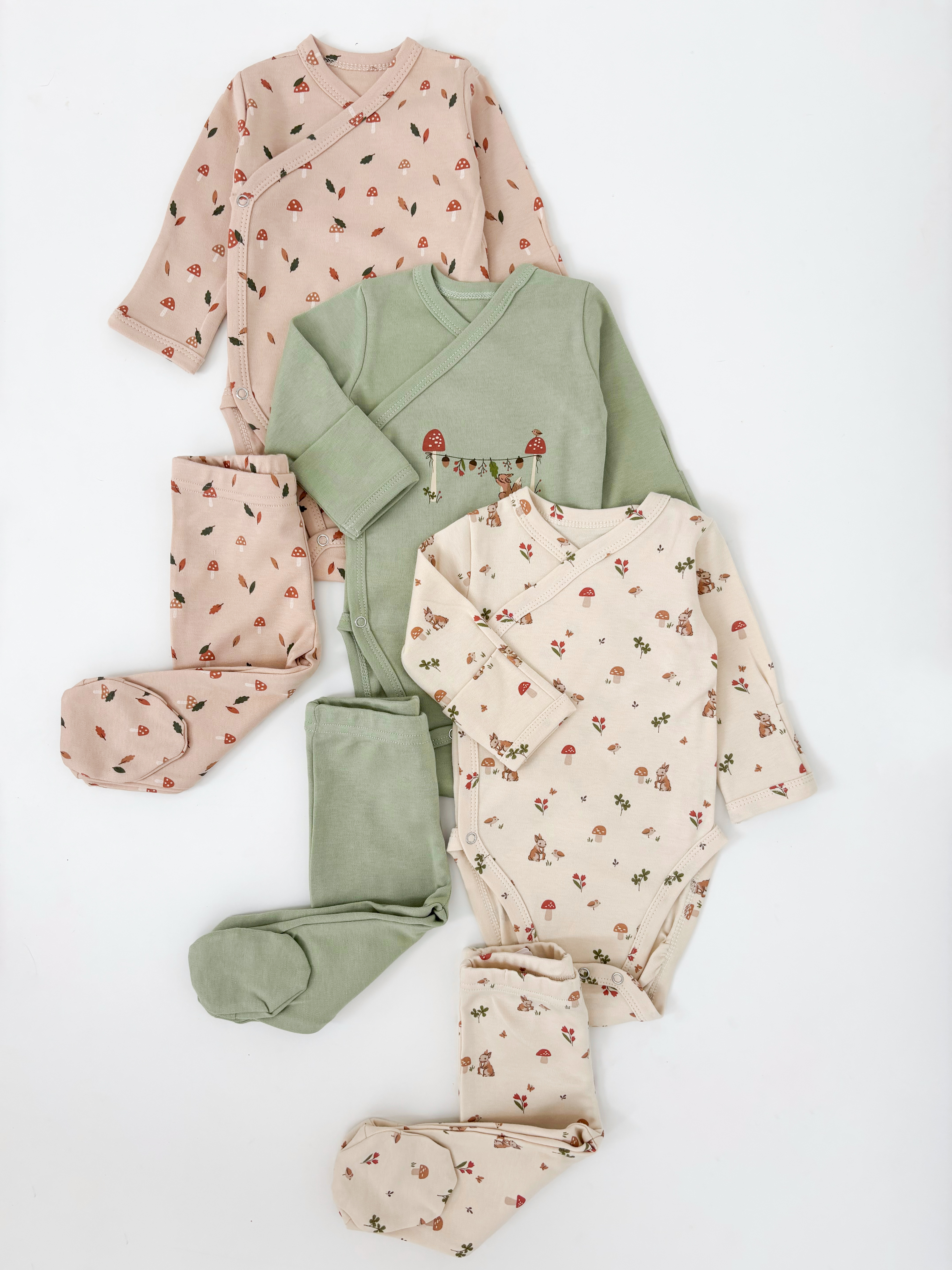 Боди 3 шт Carrot 10002272бельчонок - фото 2