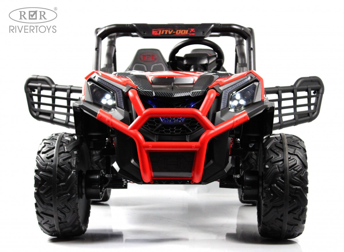 Электромобиль RIVERTOYS K777KK-LUX-BUGGY-RED С пультом ДУ - фото 7