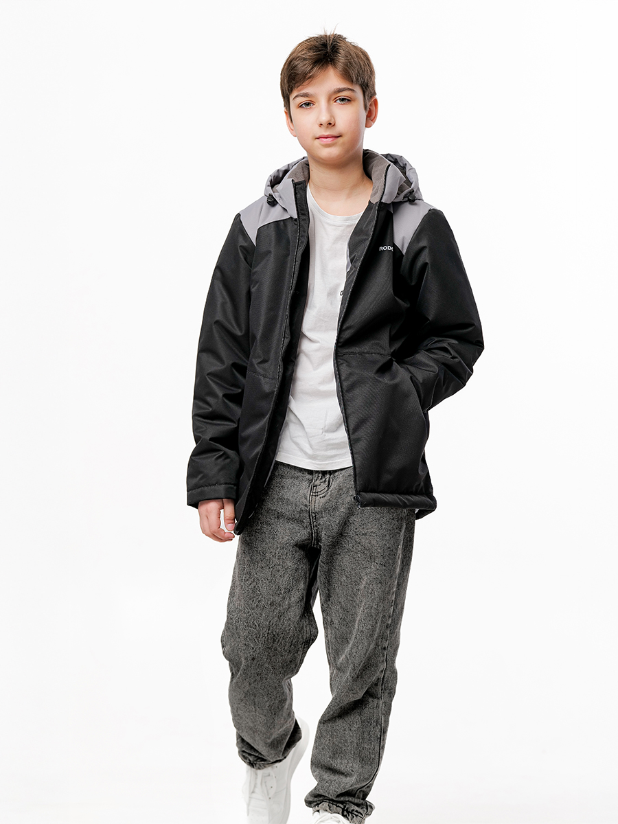 Куртка RODOS М-245/черный_серый - фото 8