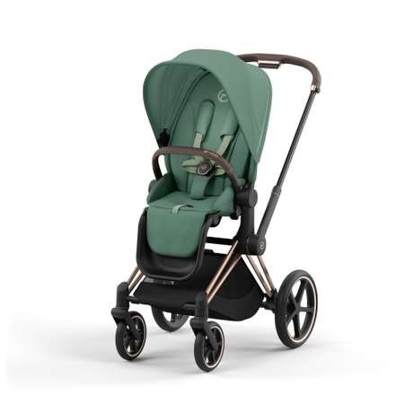 Коляска 2в1 Cybex Priam IV Rosegold зеленый