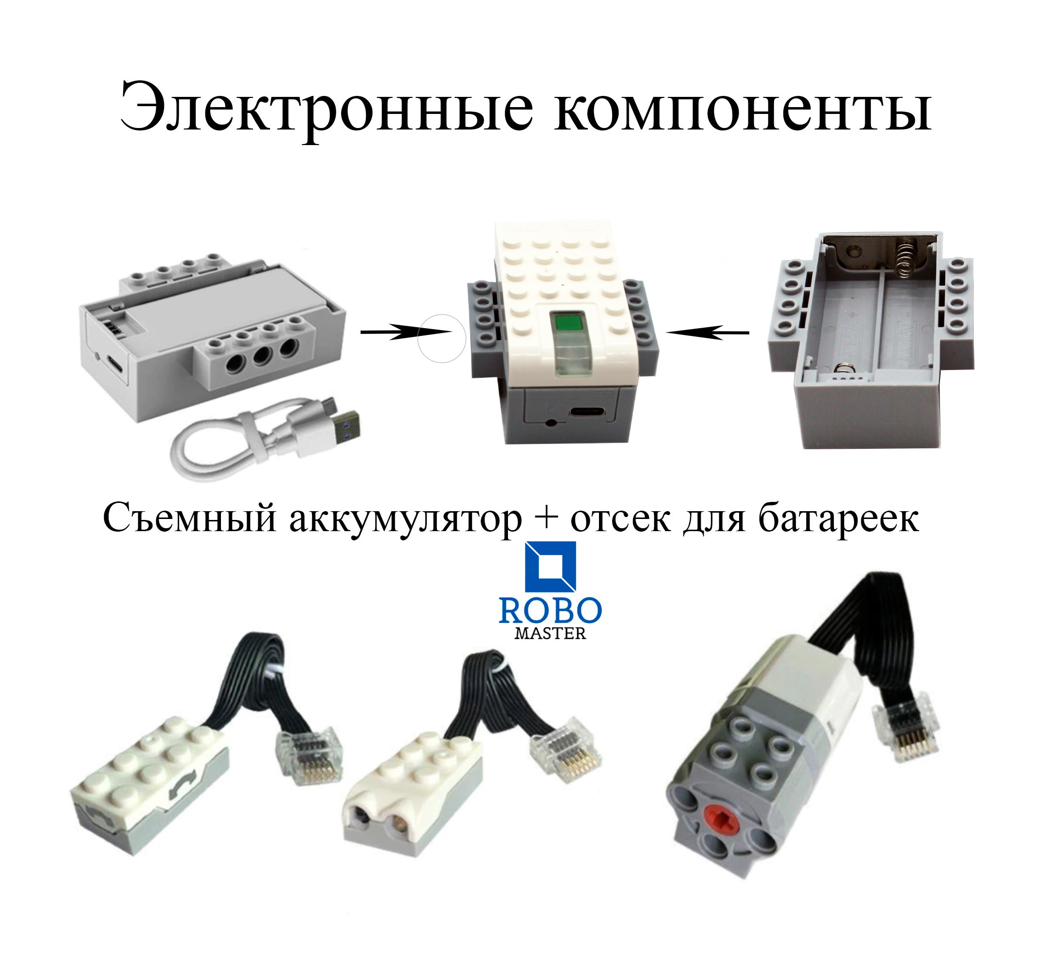 Конструктор ROBO MASTER WeDo 280 дет. - фото 6