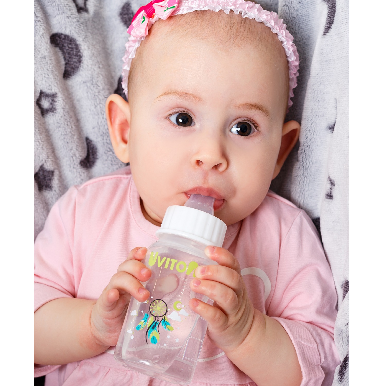 Бутылочка Uviton Anti-Colic 125 мл в ассортименте - фото 6
