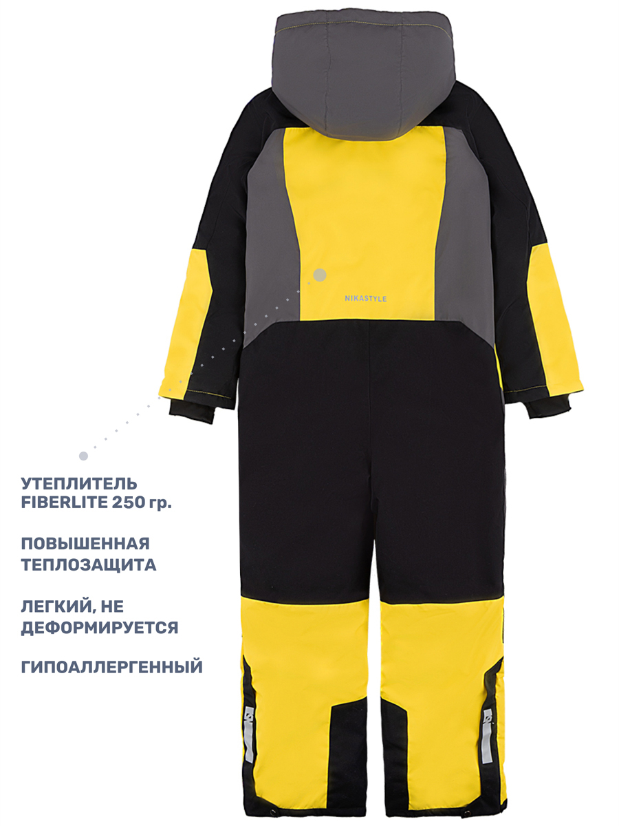 Комбинезон NIKASTYLE 8з6724 желтый/черный - фото 4