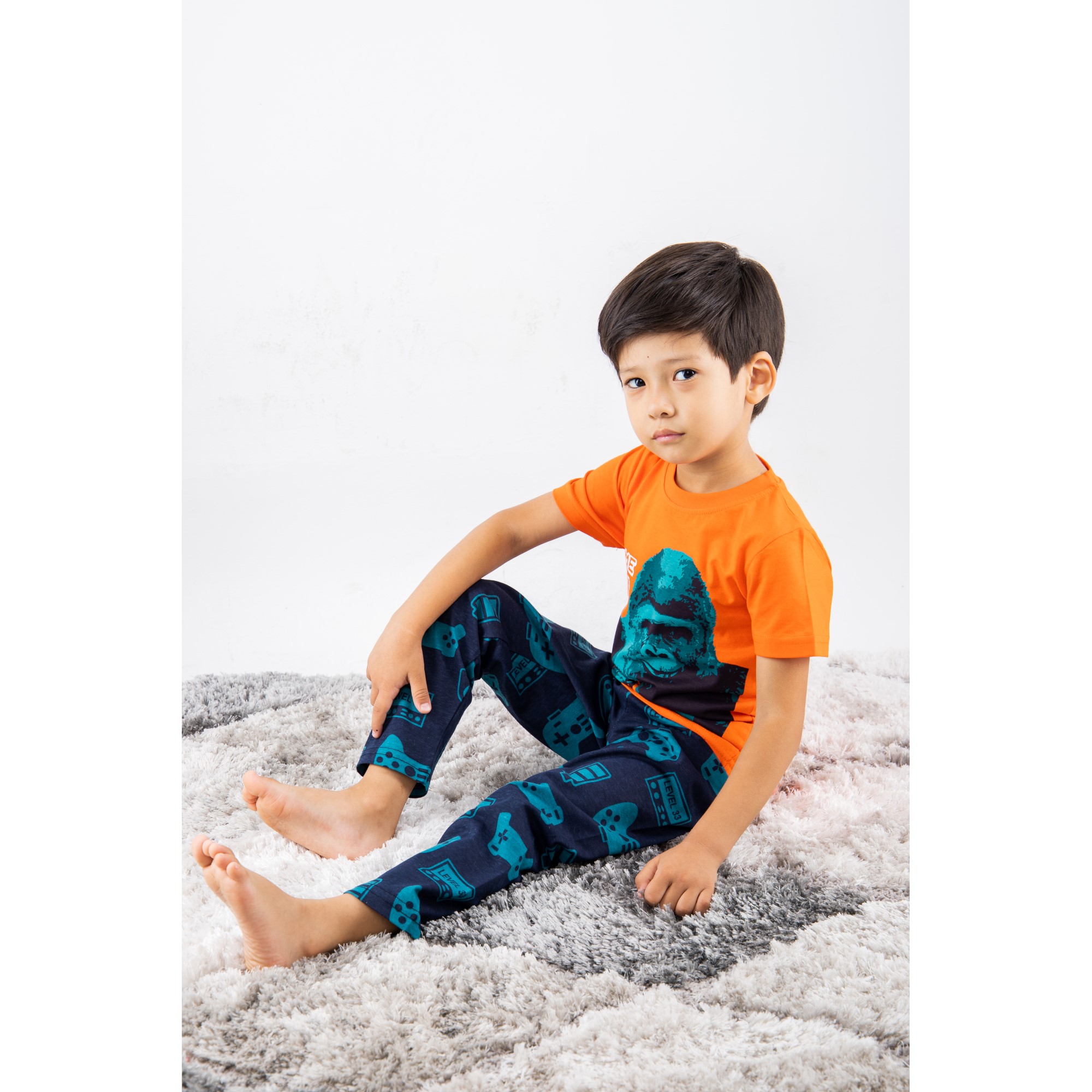 Пижама LELO kids LELO-432orangeviy - фото 2