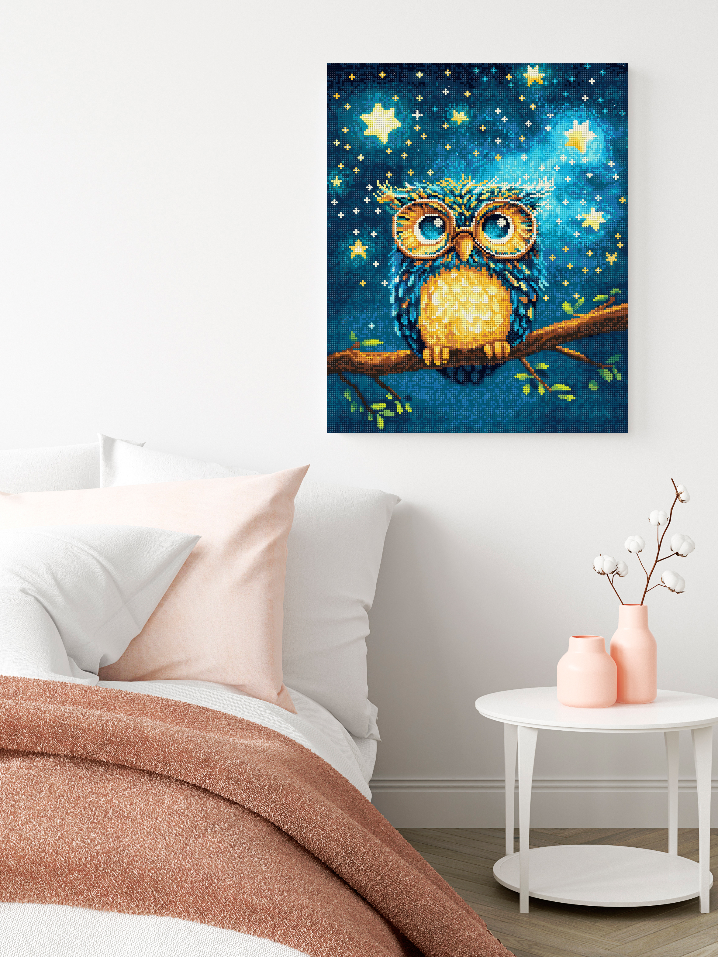Алмазная мозаика Art sensation Звёздная совушка в ассортименте - фото 3