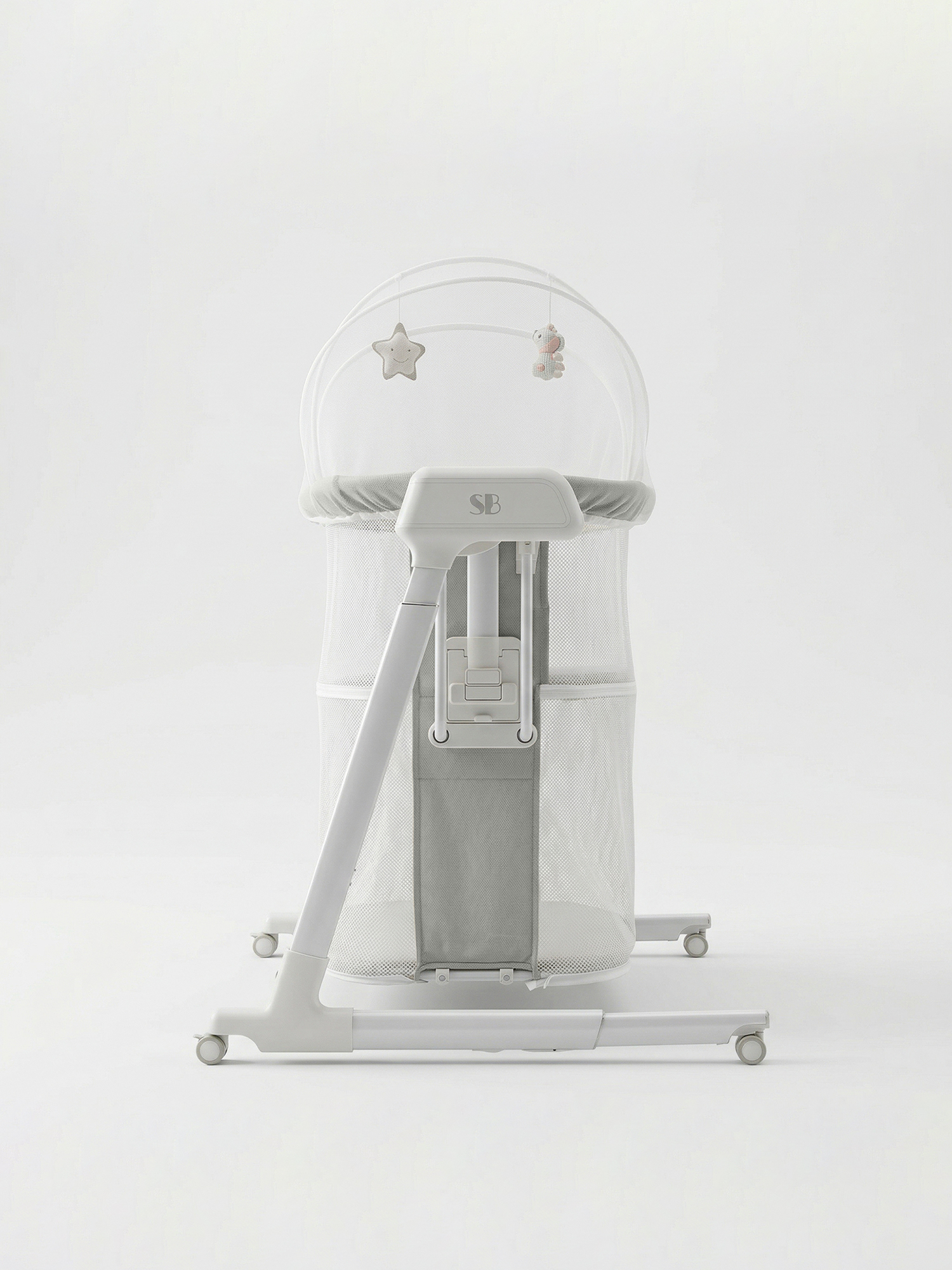 Колыбель Sweet Baby Comfort белая/серая серый - фото 6