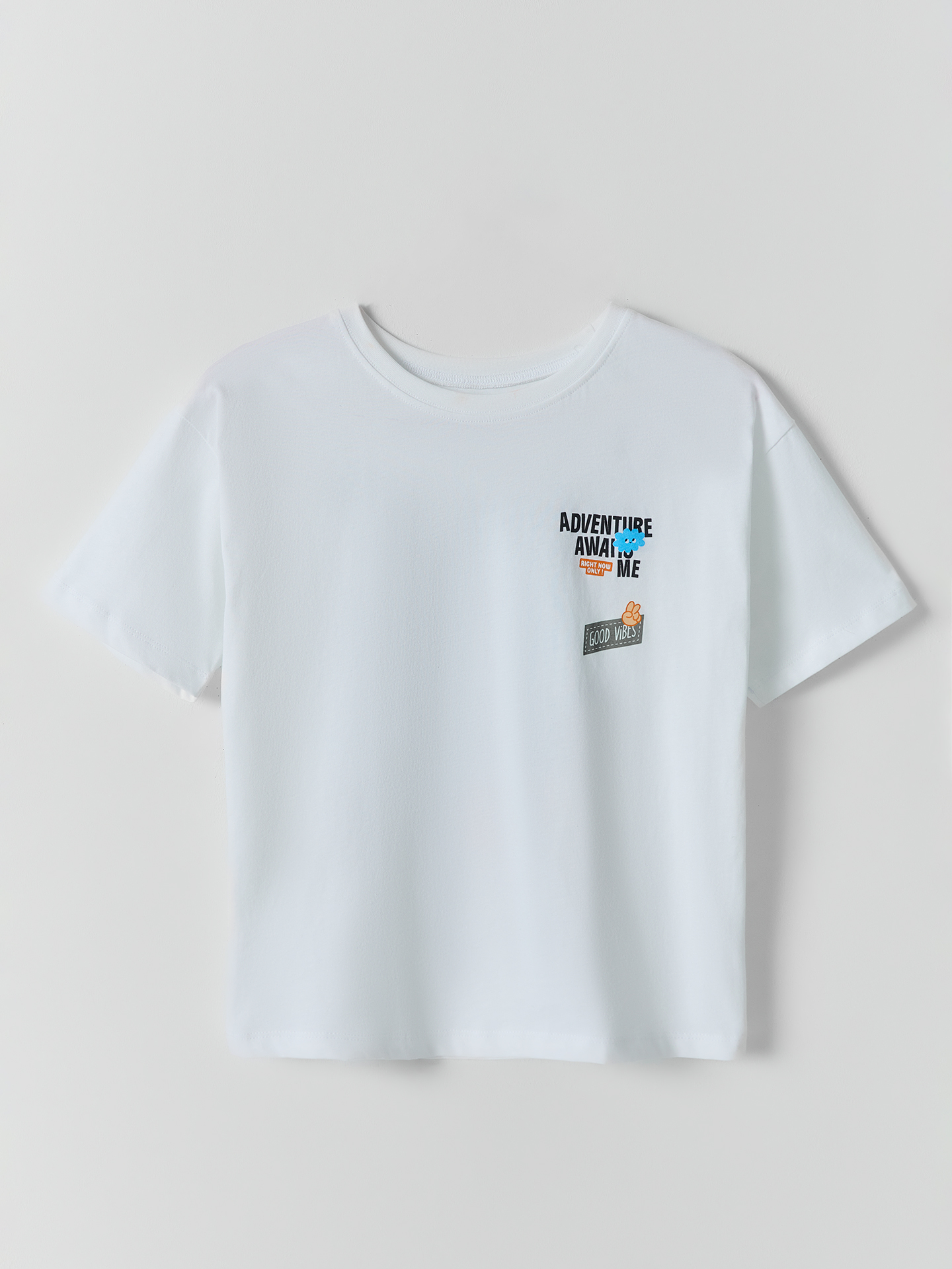 Футболка Mark Formelle (Марк Формэль) 113384/белый +печать4 - фото 5