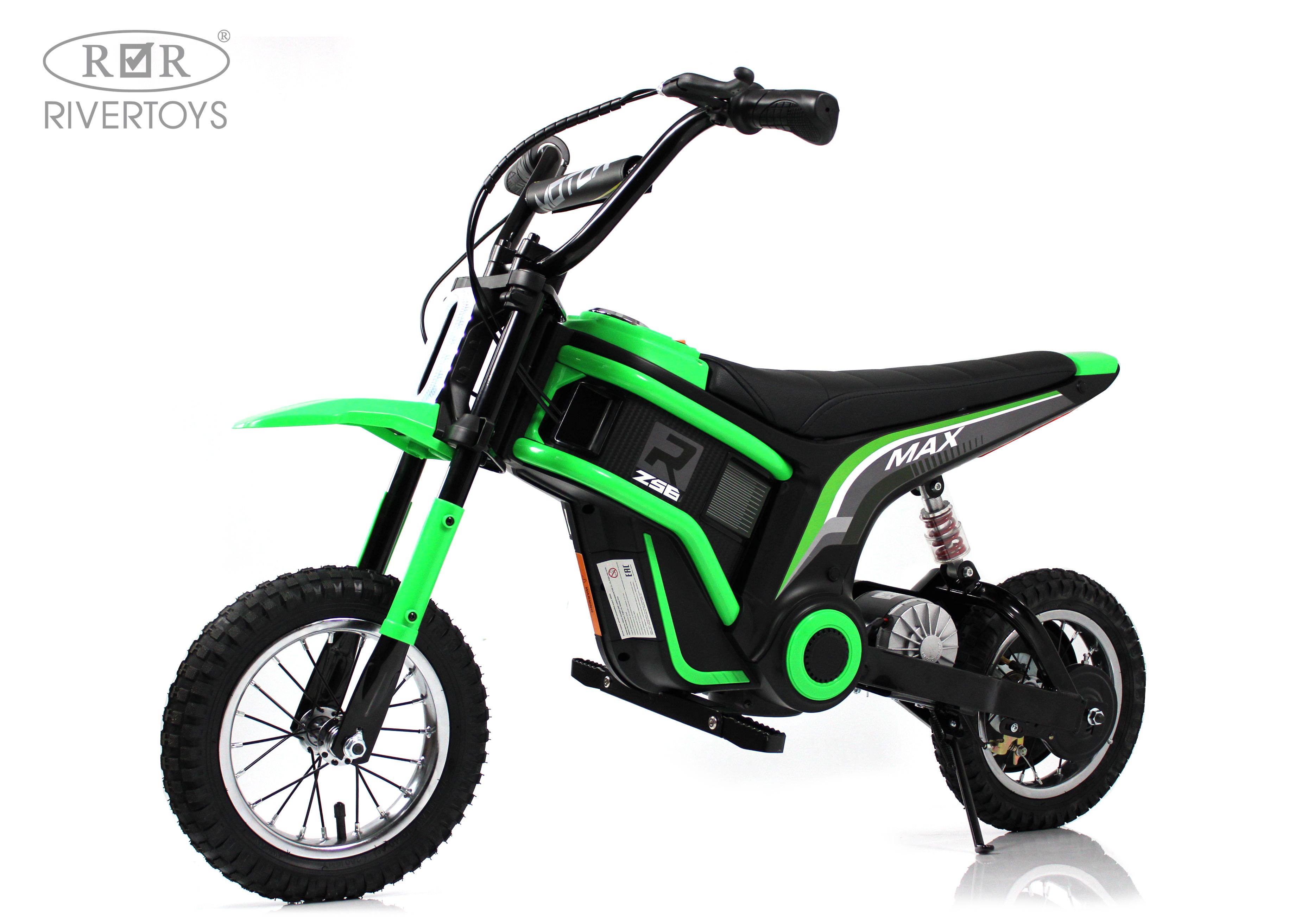 Электромотоцикл RIVERTOYS A005AA-MOTO-GREEN - фото 11