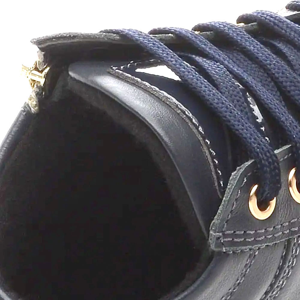 Кеды BEST.A 262/03зол-OV BEST.A Кеды для девочки,синий кожа - фото 4