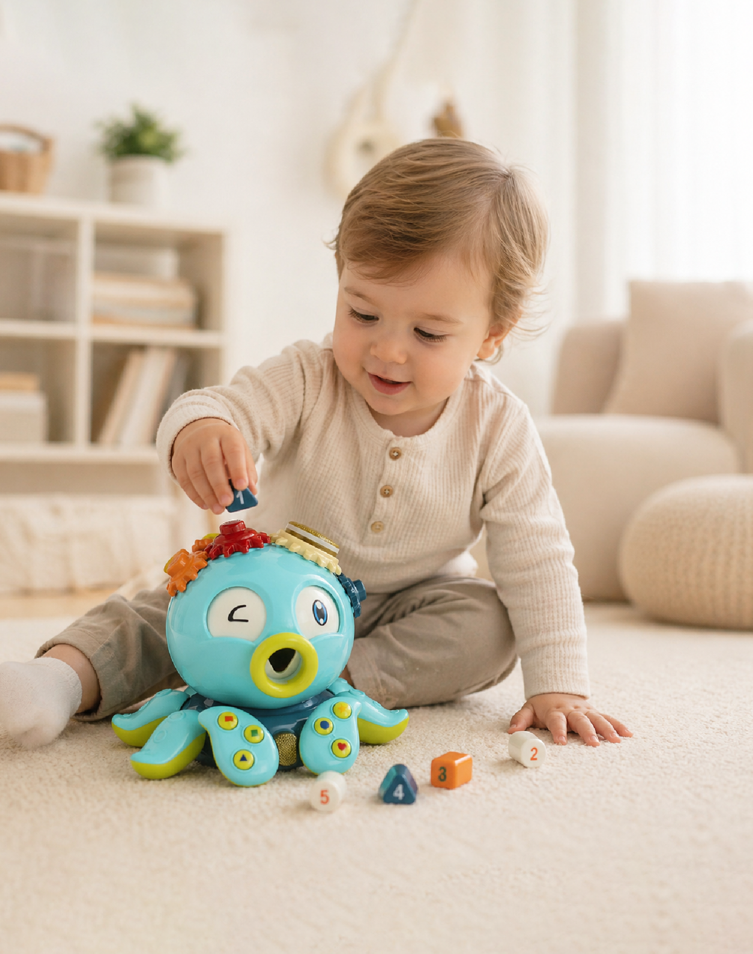 Игрушка BabyGo Осьминог - фото 4