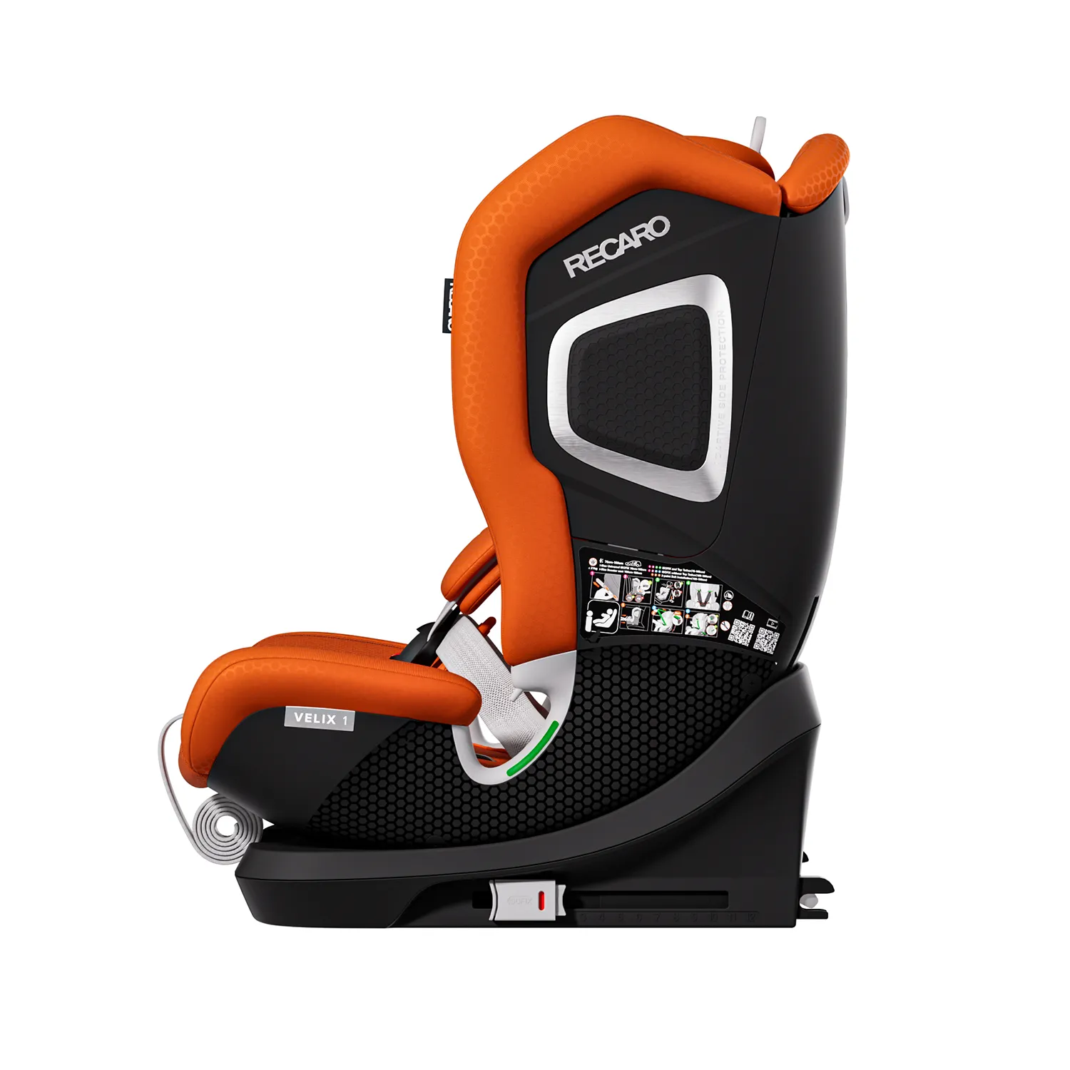 Автокресло Recaro Velix 1 Isofix 1/2/3 (9-36 кг) оранжевый - фото 5