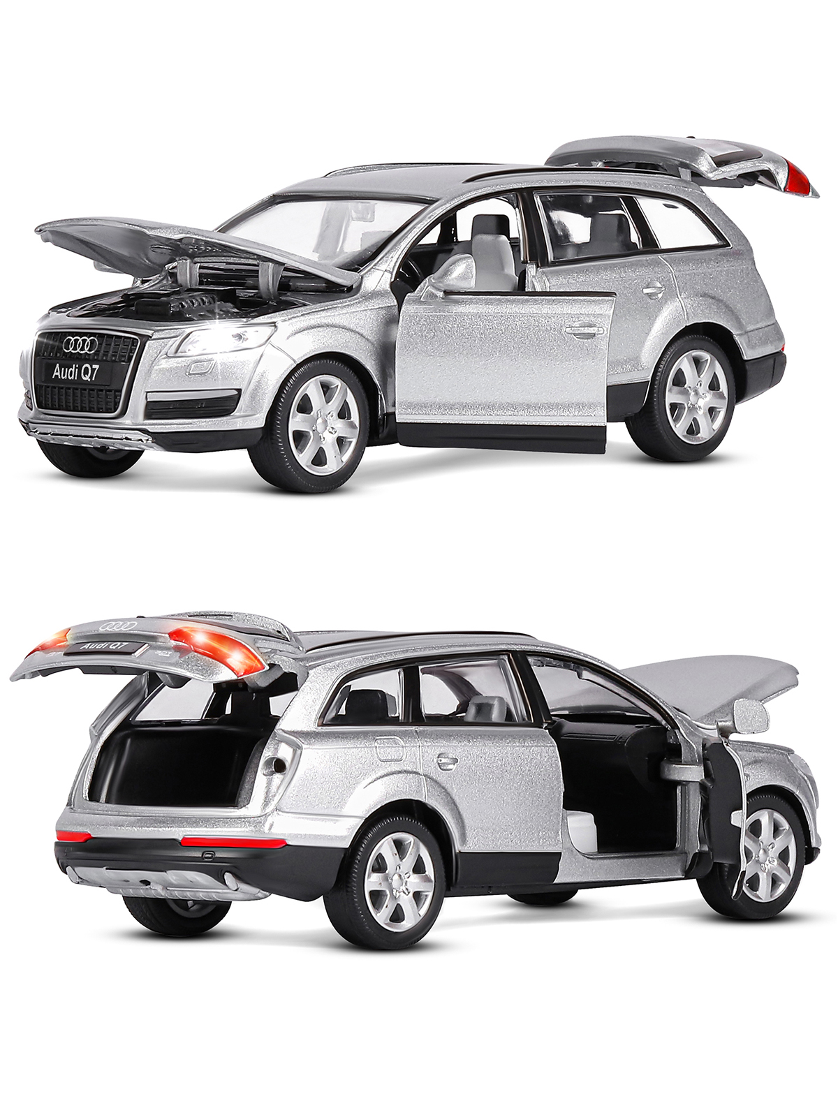 Внедорожник АВТОпанорама Audi Q7 1:32 JB1251804 - фото 11